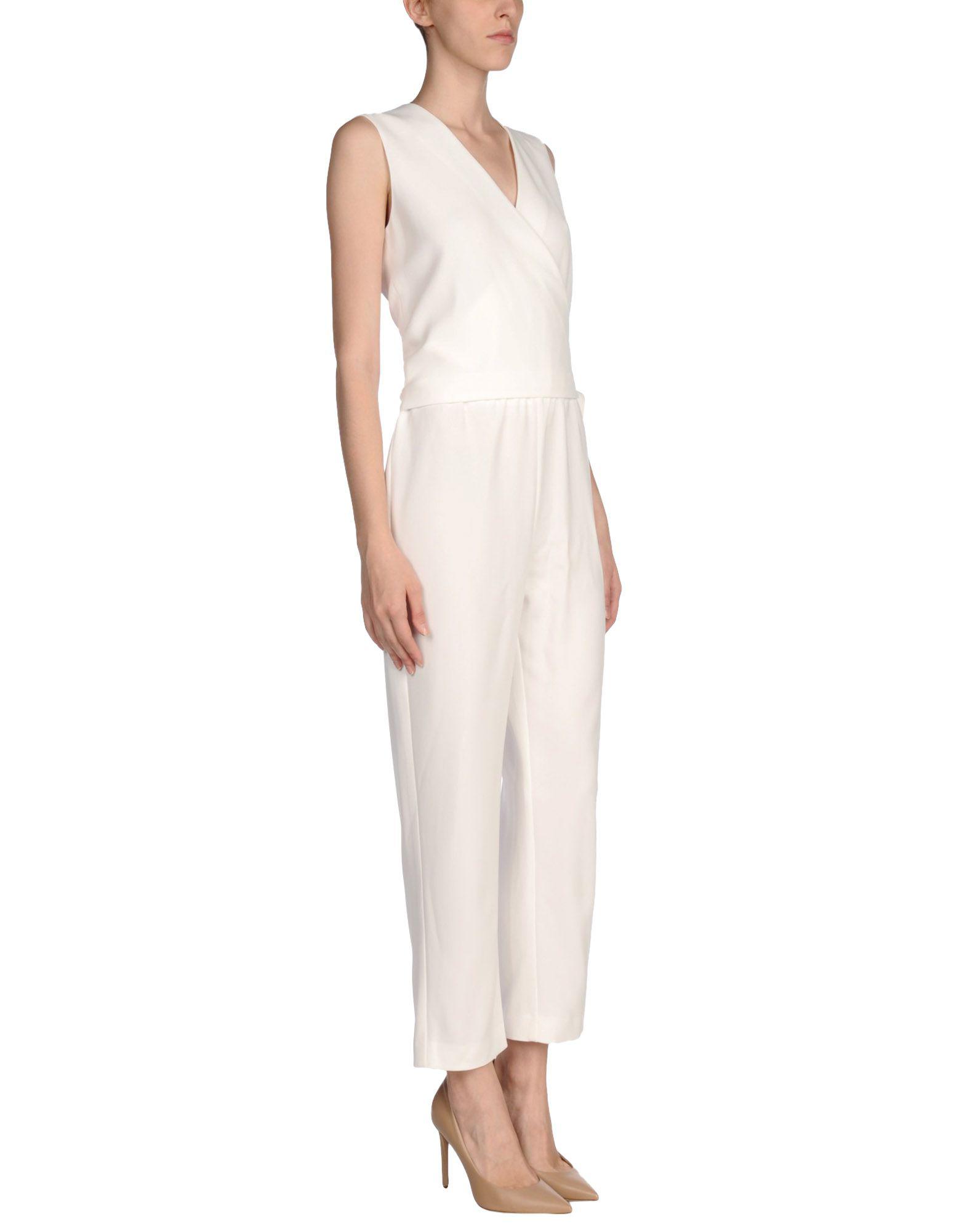 theory white jumpsuit