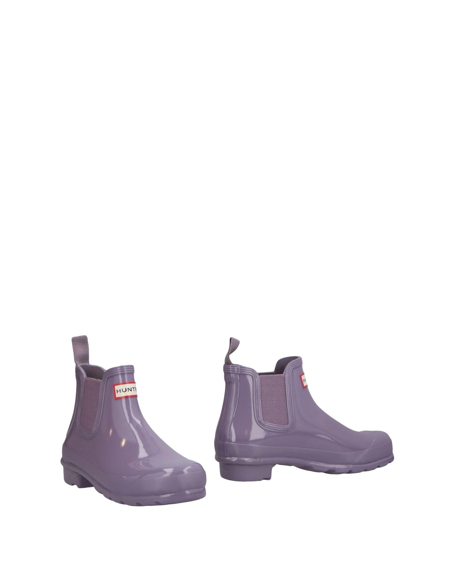 lilac hunter boots