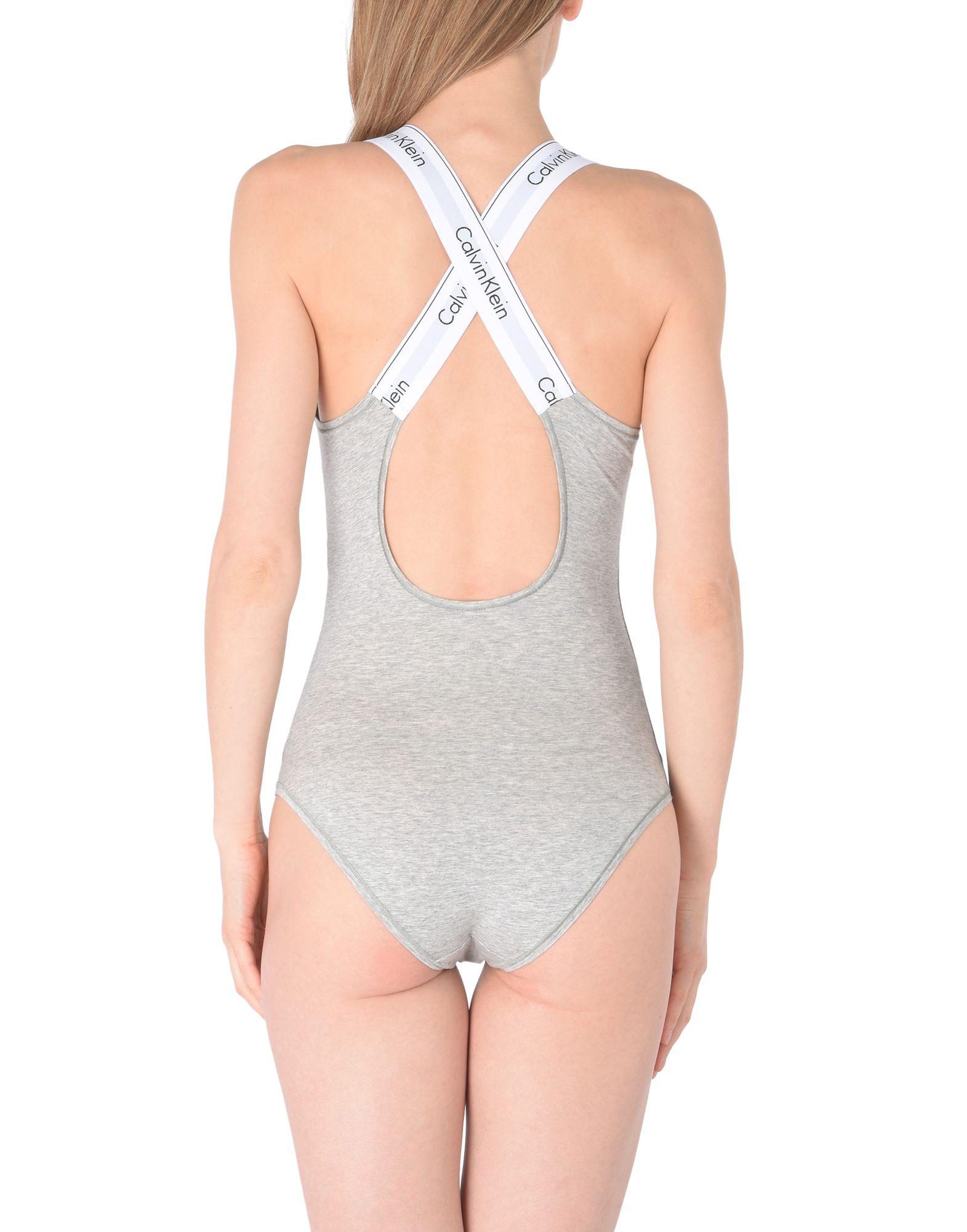 calvin klein grey bodysuit