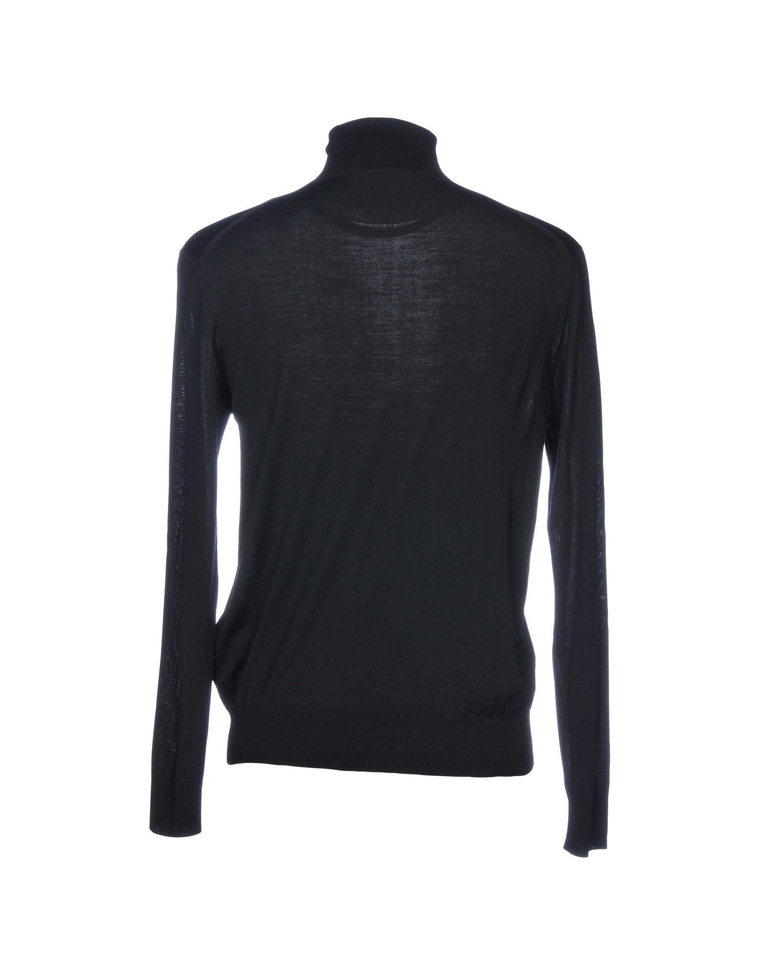 Prada Wool Turtleneck in Black for Men - Lyst
