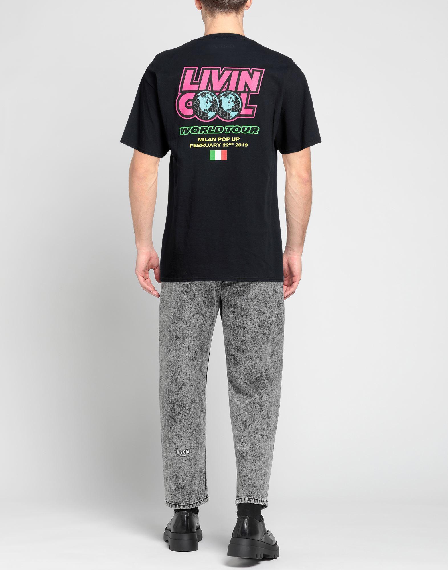 LIVINCOOL T-shirt in Black for Men | Lyst