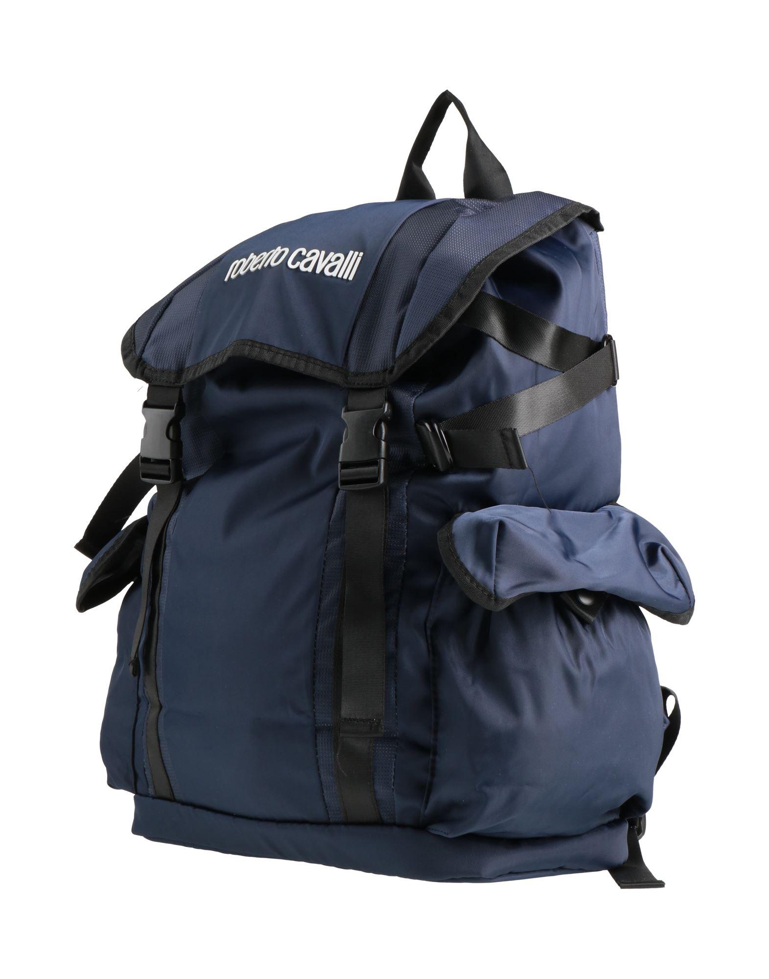 Roberto Cavalli Navy Blue Backpack with Black Accents Roberto Cavalli Backpacks for Women | Online Sale up to 62  main image 4