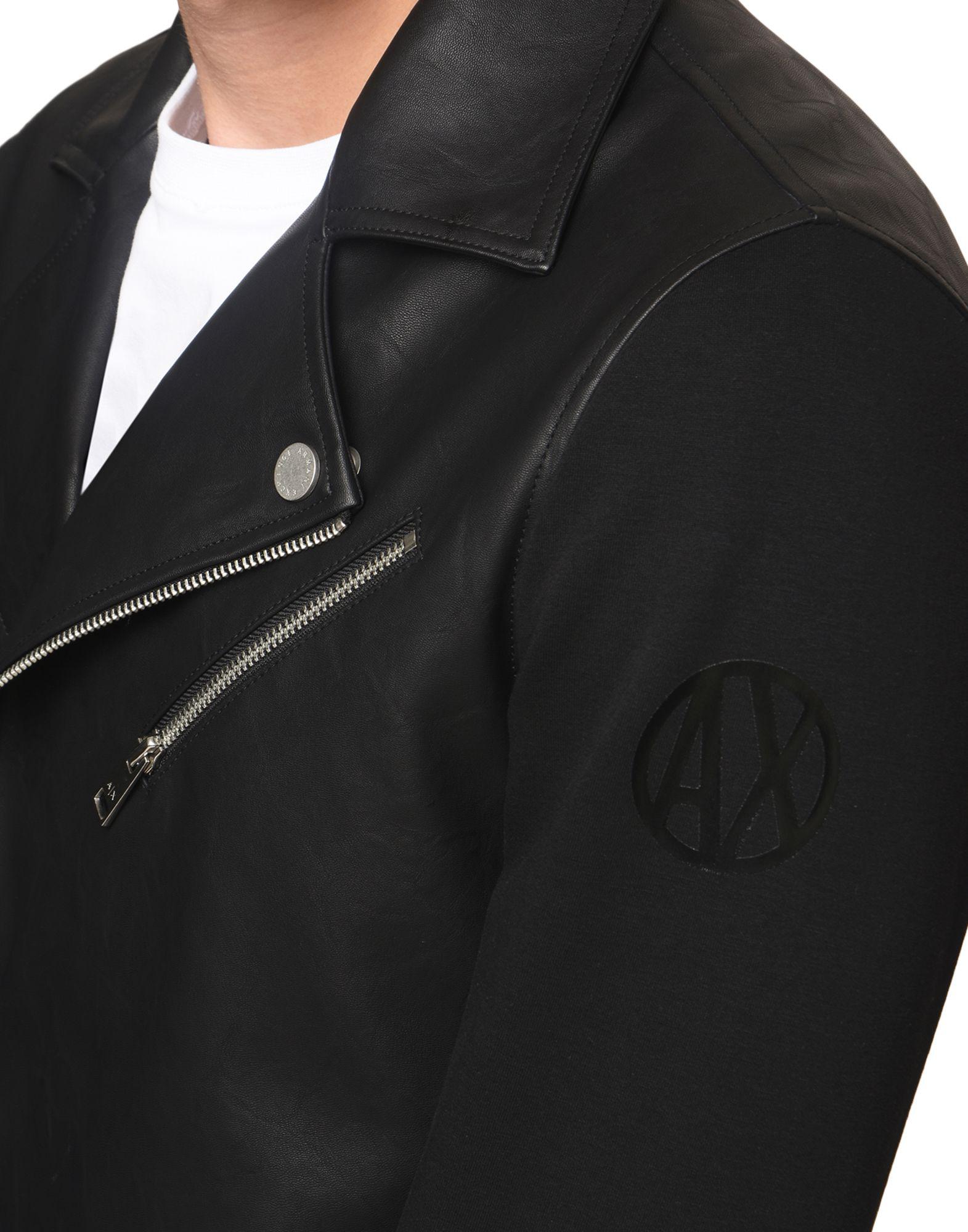Armani Exchange Jacket in Black for Men Lyst