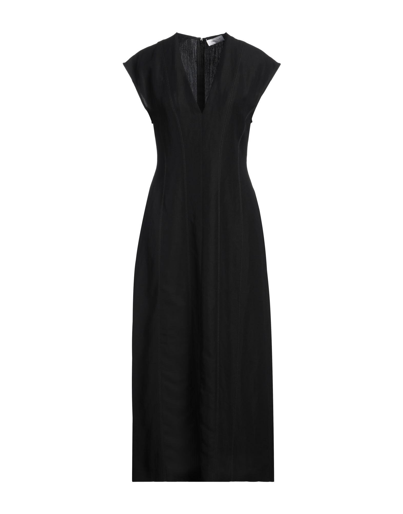 パーティードレス FABIANA FILIPPI Viscose and linen corset waist dress Fabiana Filippi Viscose And Linen Corset Waist Dress In