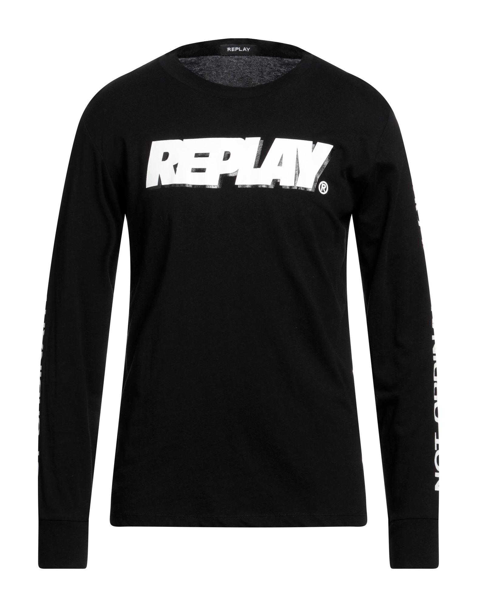 Replay T-shirt in Black for Men | Lyst
