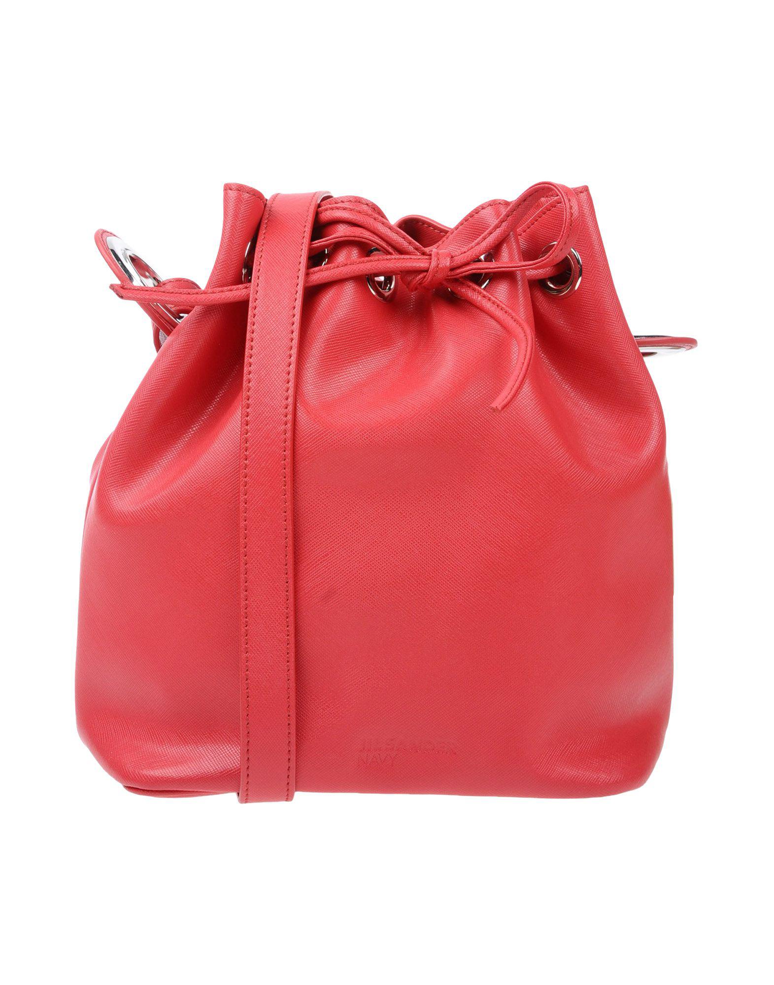 Lyst - Jil Sander Navy Shoulder Bags in Red