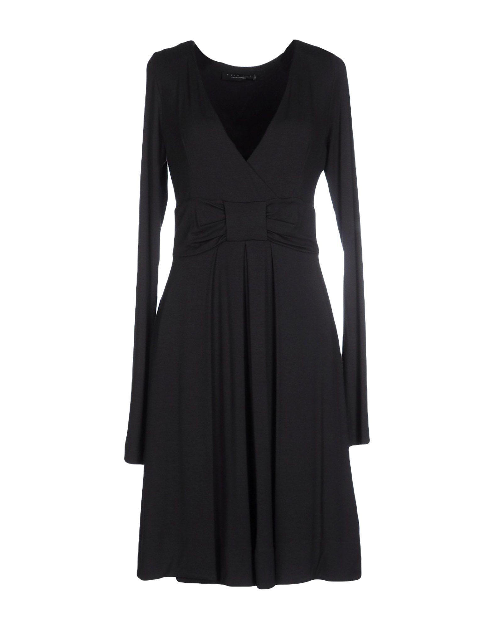 Lyst - Twin Set Short Dress in Black
