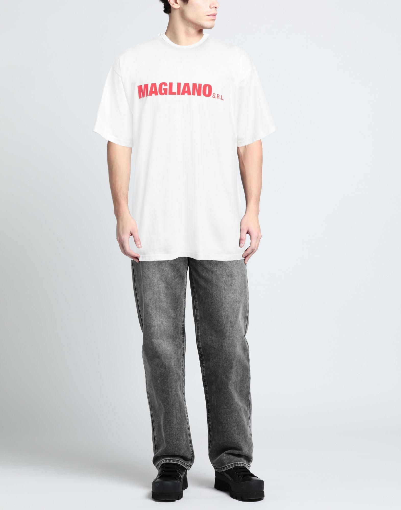 Magliano T-Shirt Cotton, Elastane in White for Men | Lyst UK