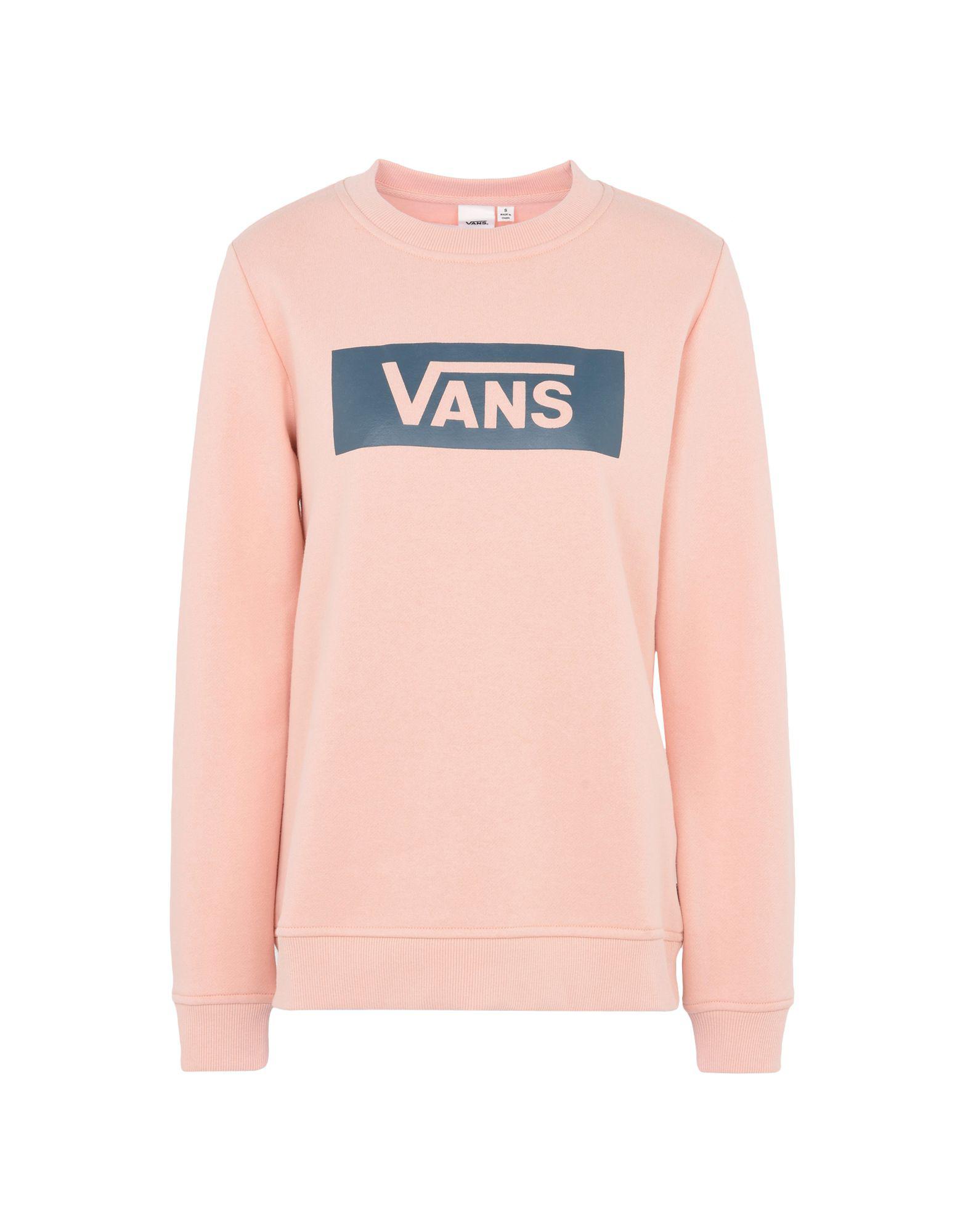 vans sweatshirt pink