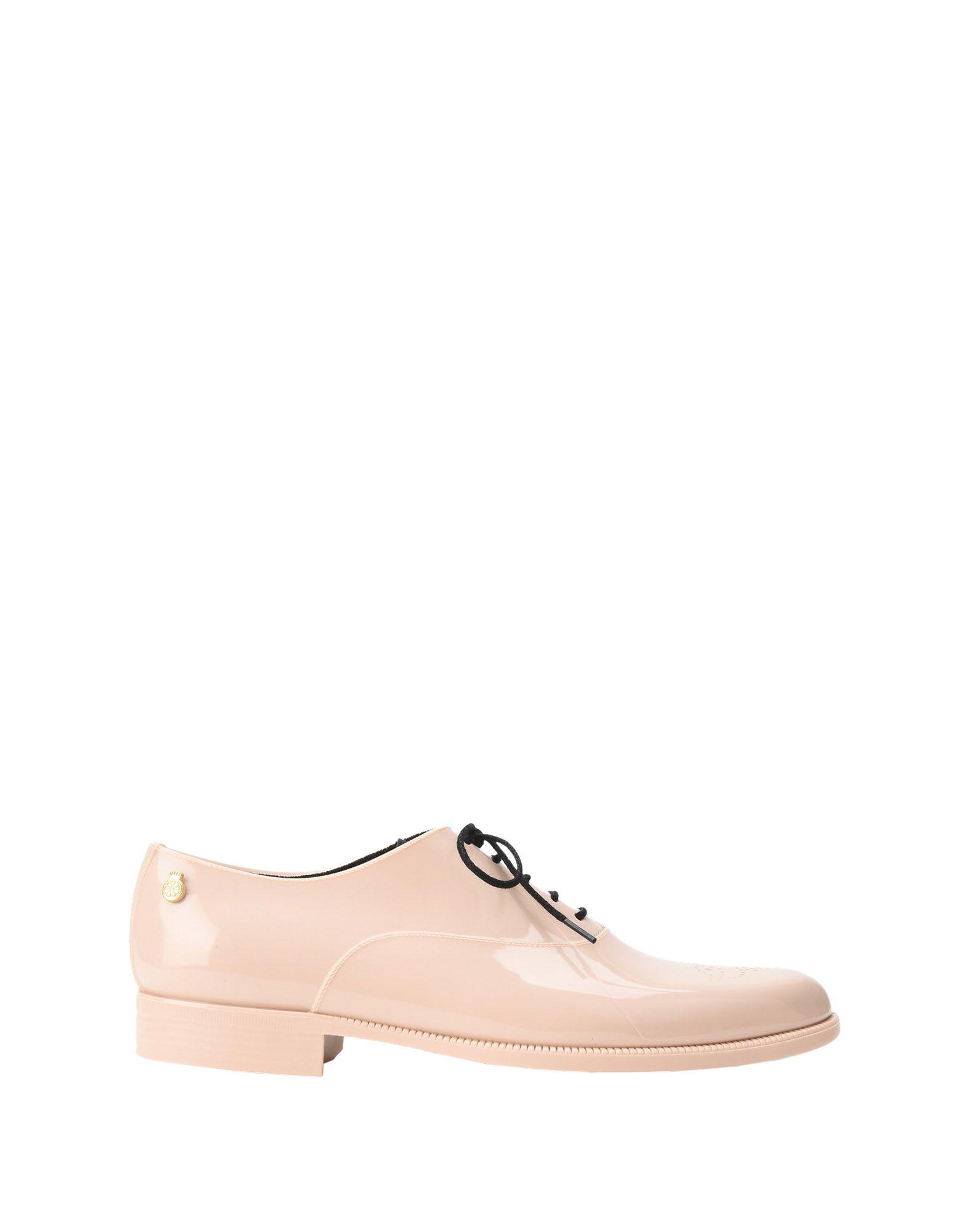 Lemon Jelly Rubber Laceup Shoe in Natural Lyst