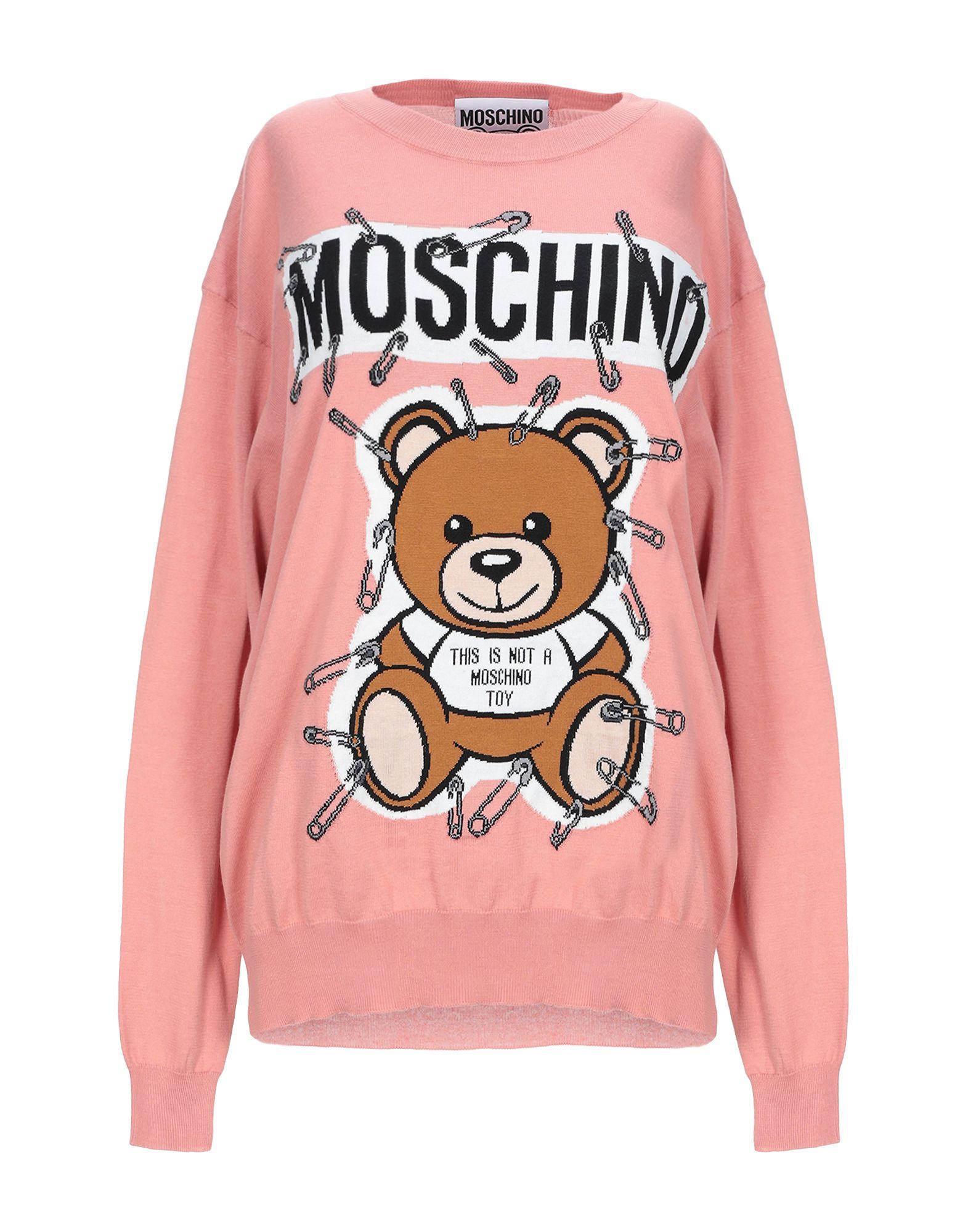 Moschino Cotton Sweater in Pastel Pink 