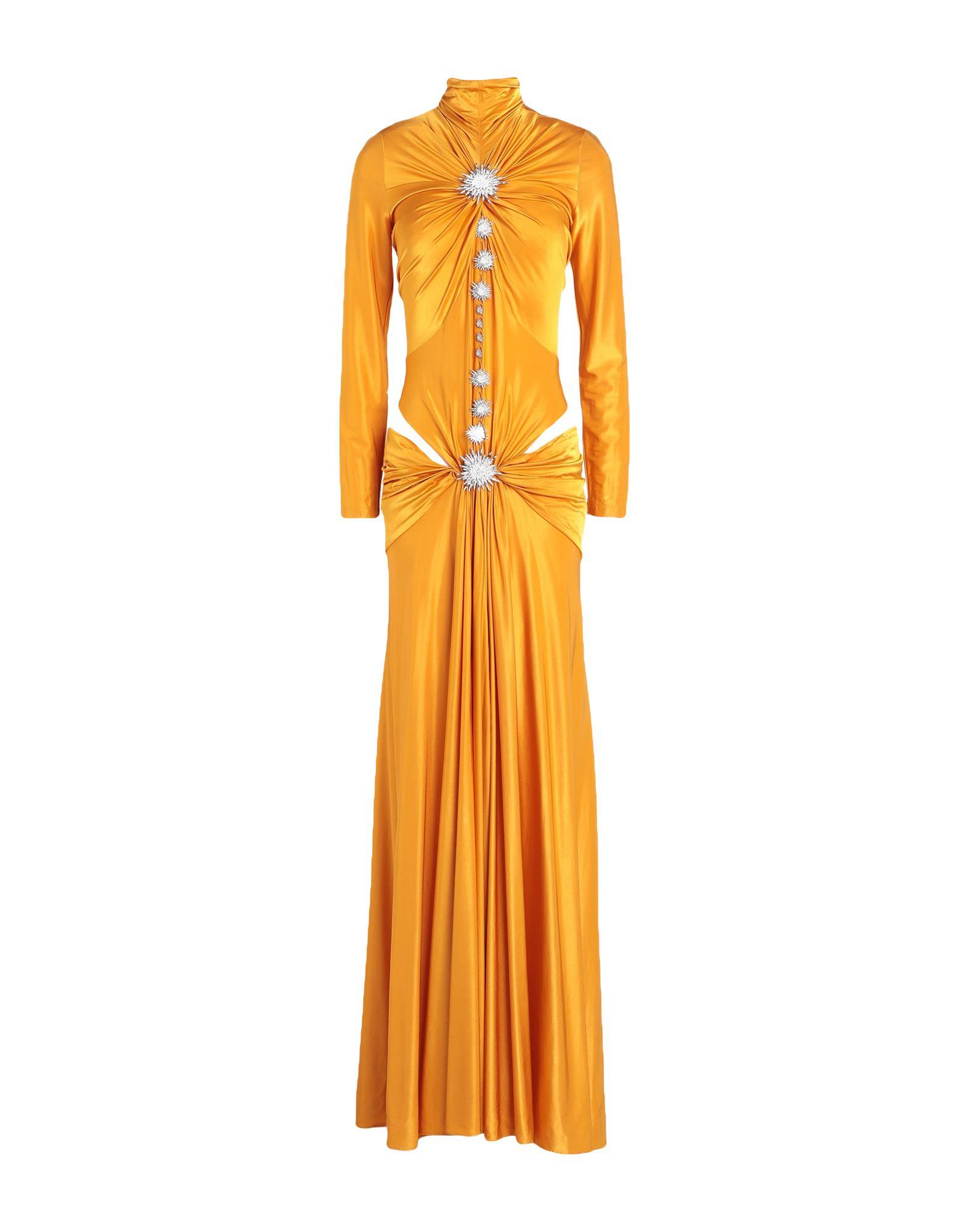 Rabanne Maxi Dress Viscose, Elastane in Metallic | Lyst