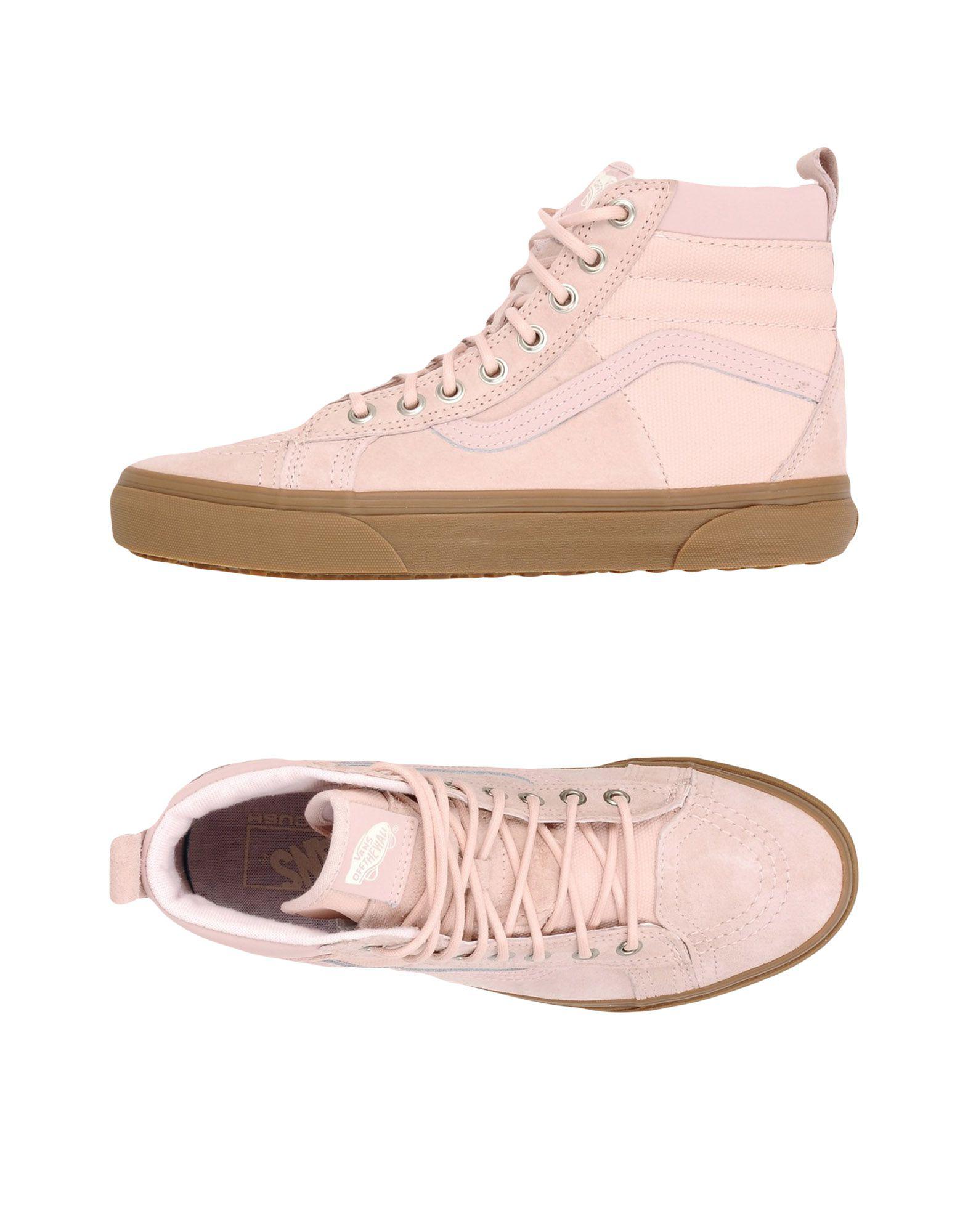 light pink hightop vans