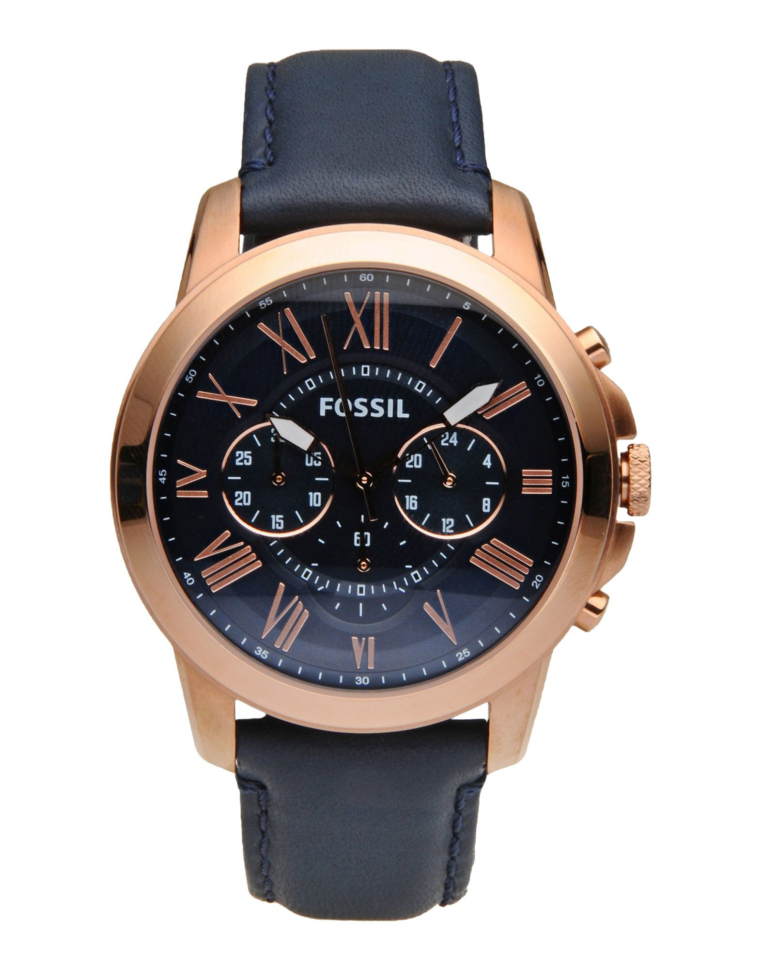 Fossil Wrist Watch in Blue for Men | Lyst