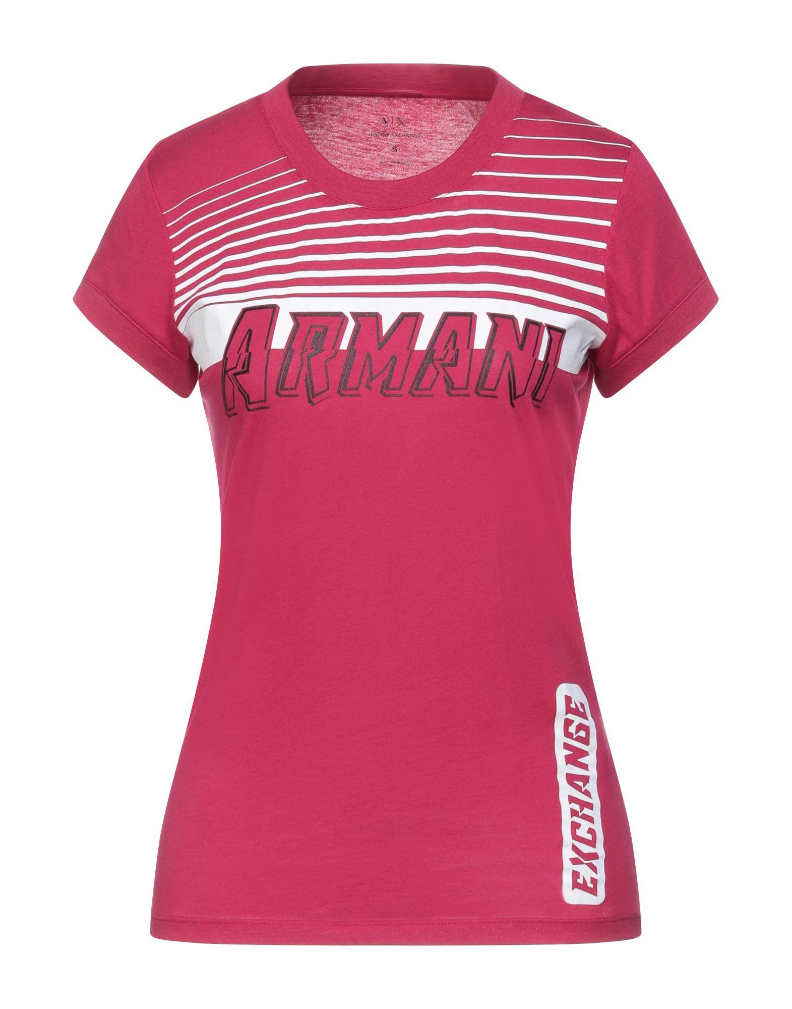 armani exchange pink t shirt