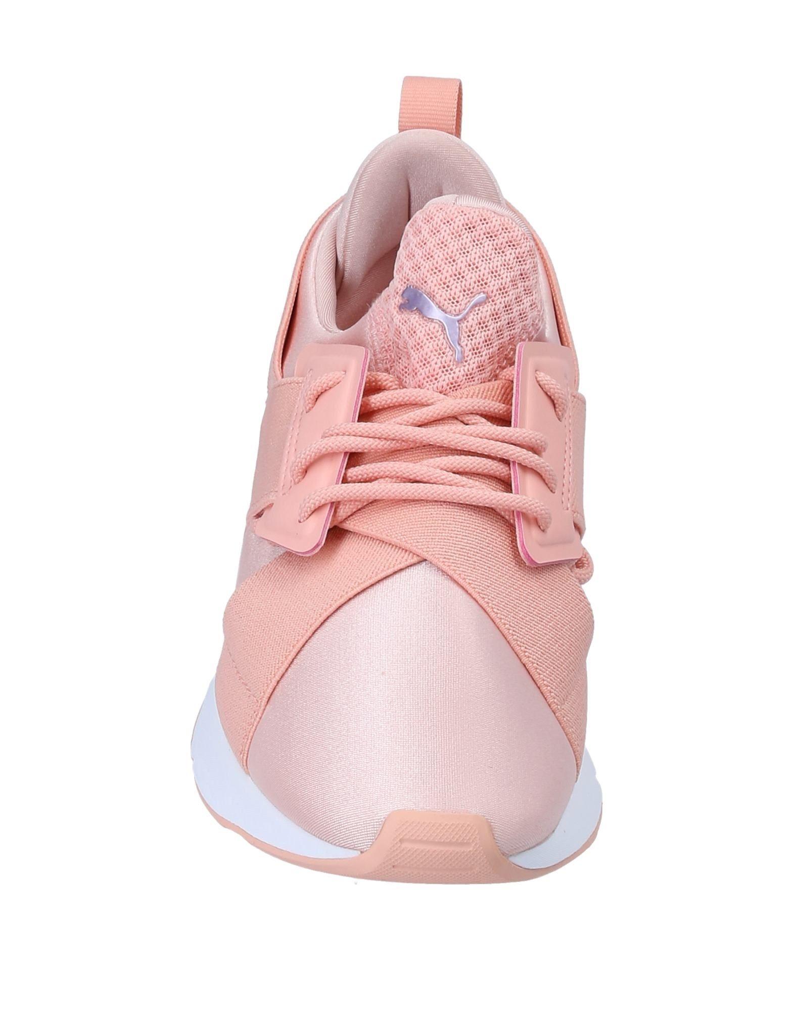 puma satin pink