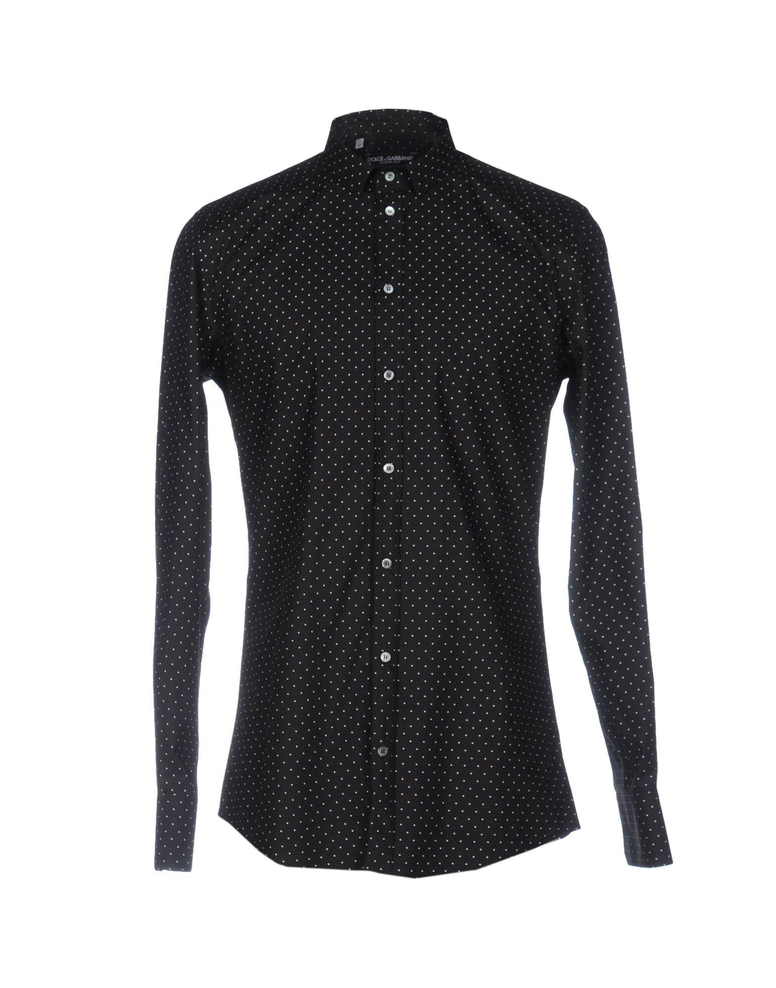 dolce and gabbana shirt black