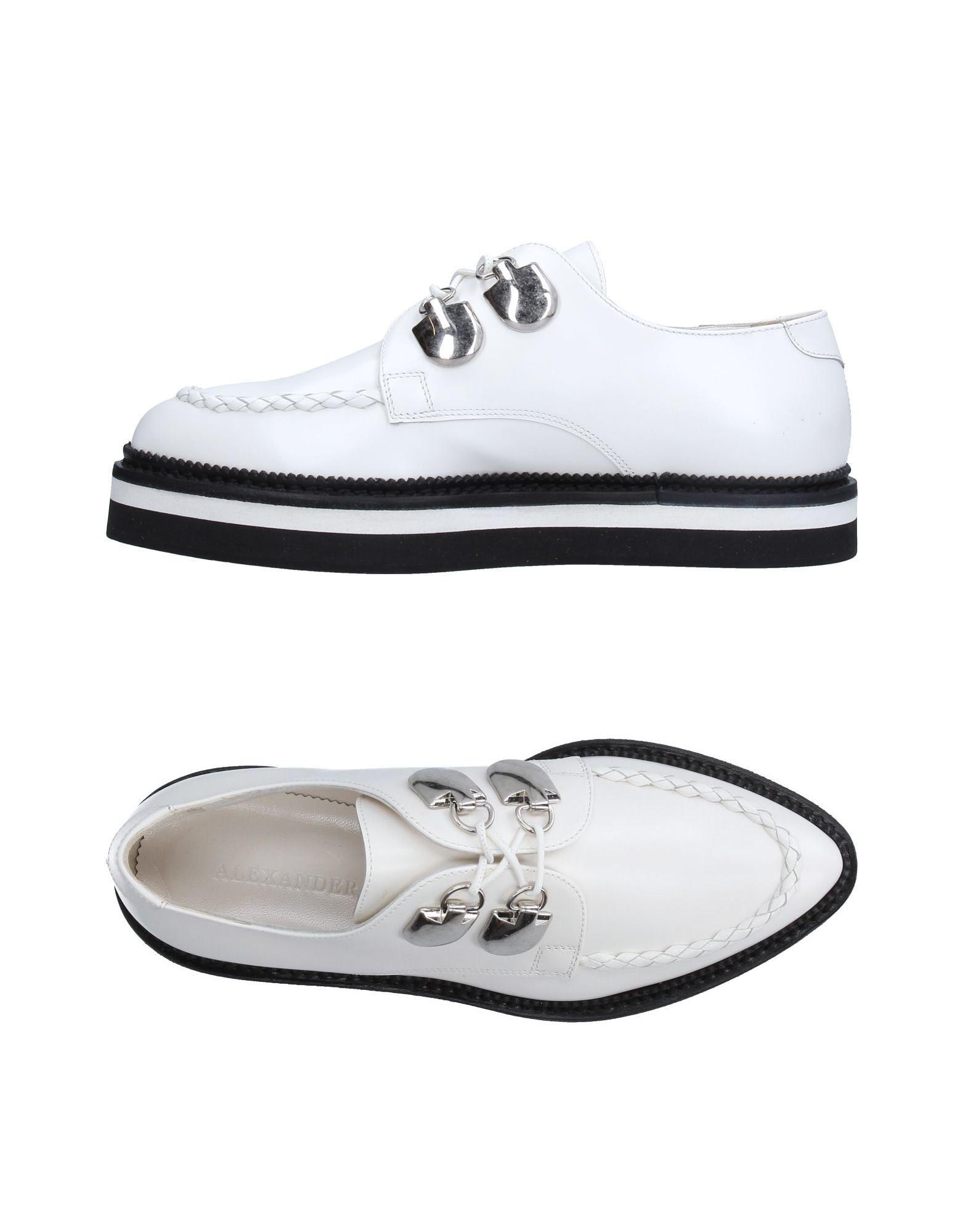 Alexander Mcqueen Laceup Shoe in White Lyst