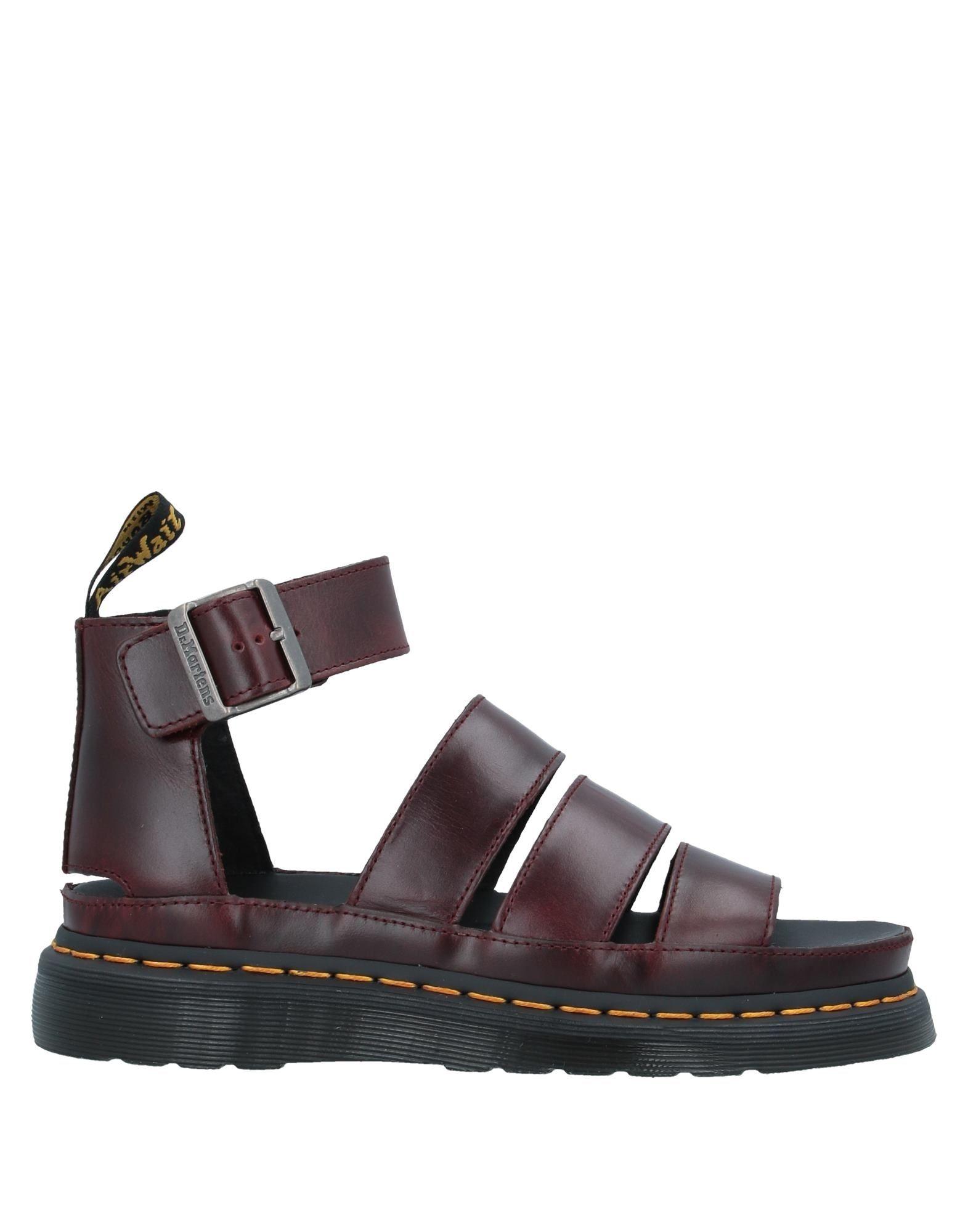 Dr. Martens Leather Sandals in Cocoa (Brown) - Lyst
