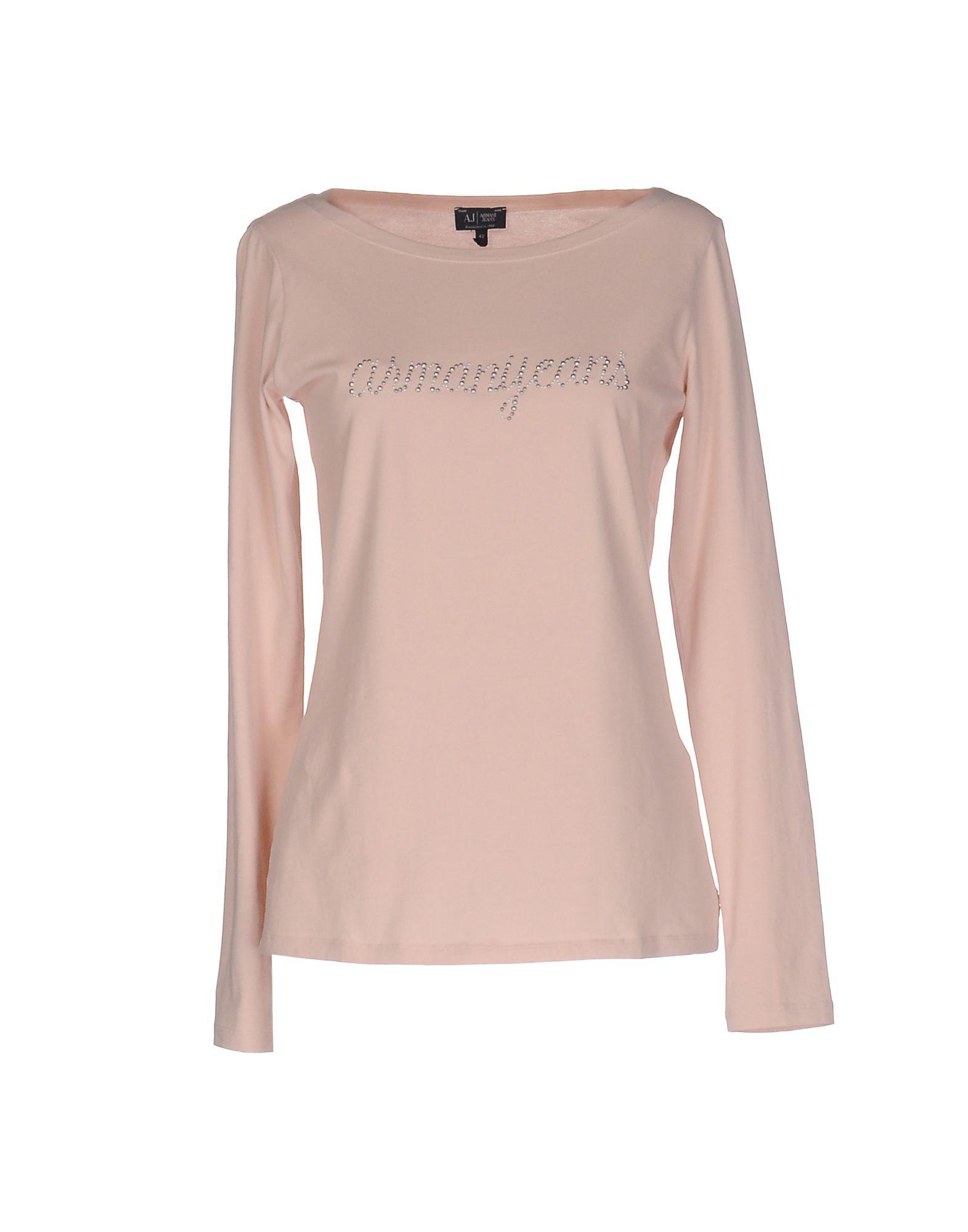 Lyst - Armani Jeans T-shirt in Pink
