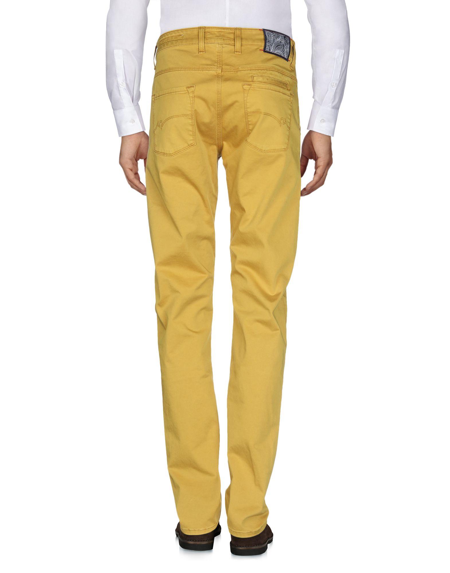 Pt05 Cotton Casual Pants in Yellow for Men Lyst