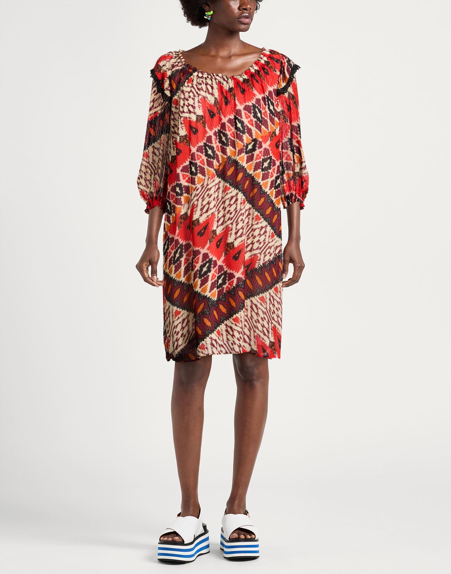 marc cain red dress Marc Cain Day dress - aurora red/red