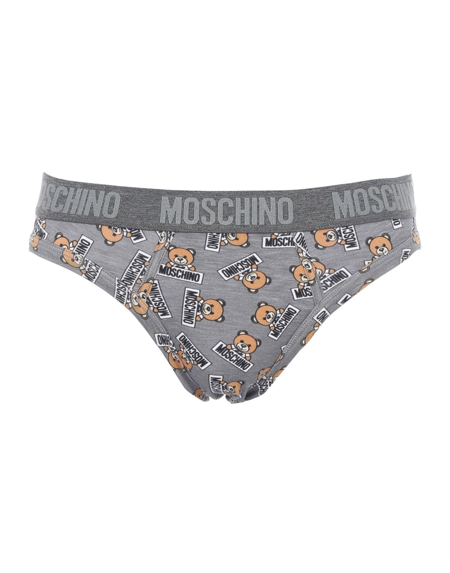 Moschino Cotton Brief in Grey (Gray) for Men - Lyst