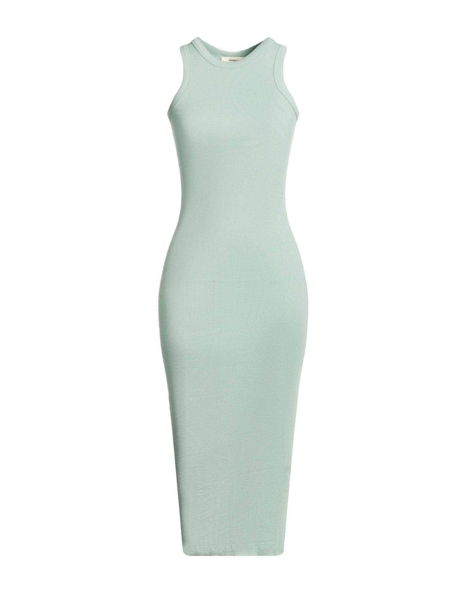 PANGAIA Midi Dress Recycled Cotton, Lyocell, Elastane in Green | Lyst