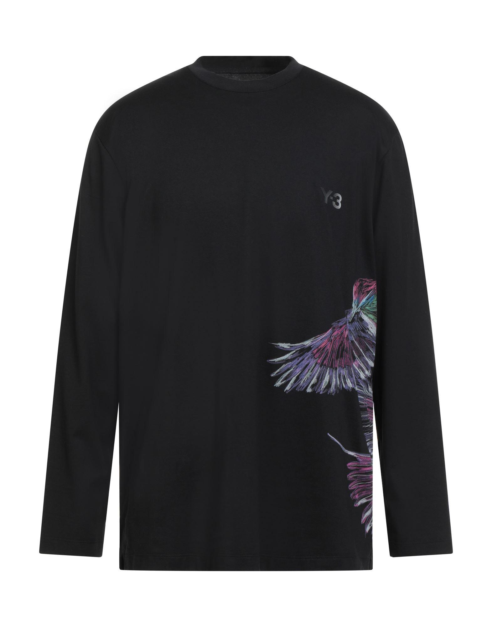 トップス Y-3 3 STRIPE PACKABLE LONG SLEEVE TEE M Y-3 3 Stripe Long Sleeve T-Shirt in Off White/Black Y-3