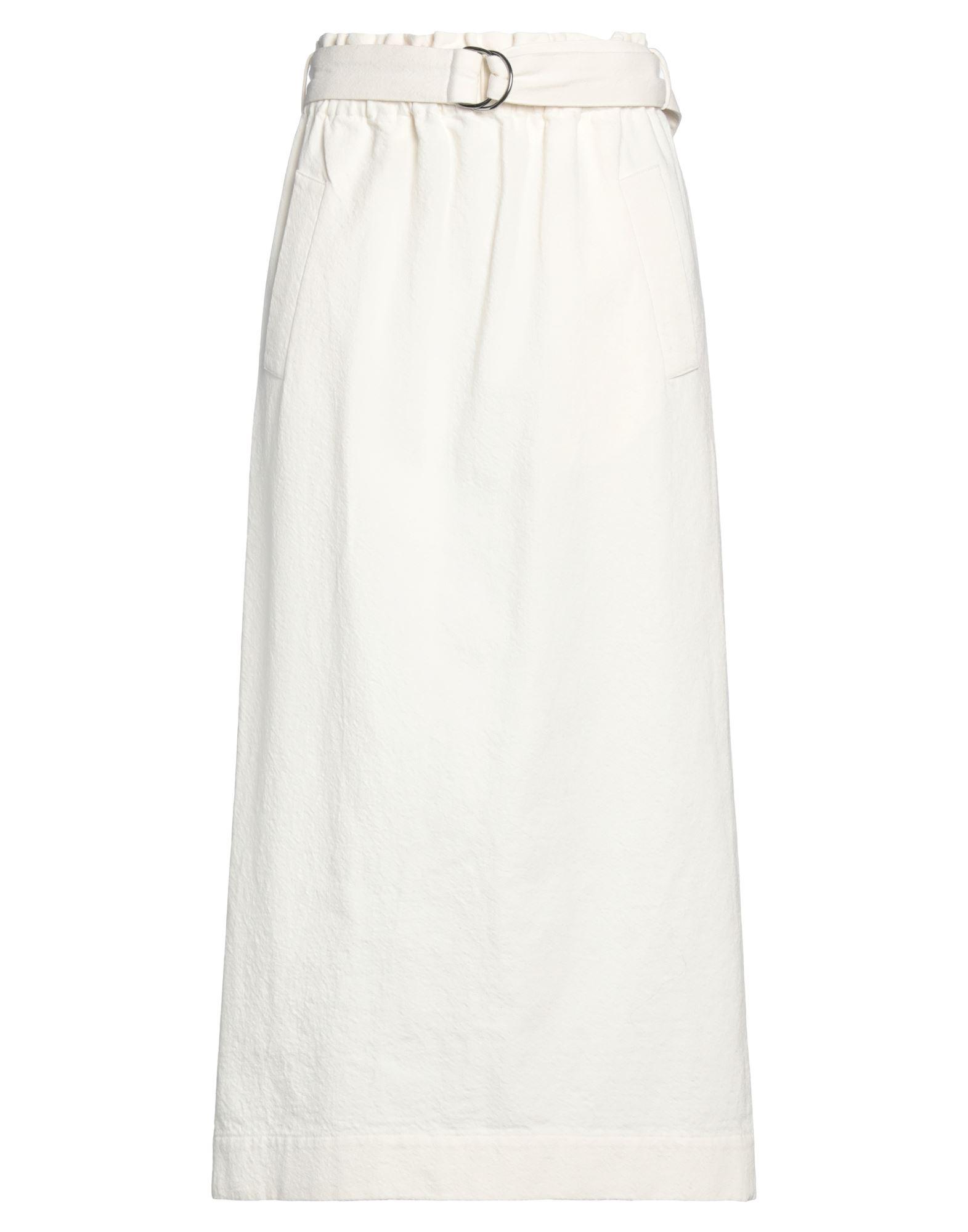 Pomandère Long Skirt in White | Lyst