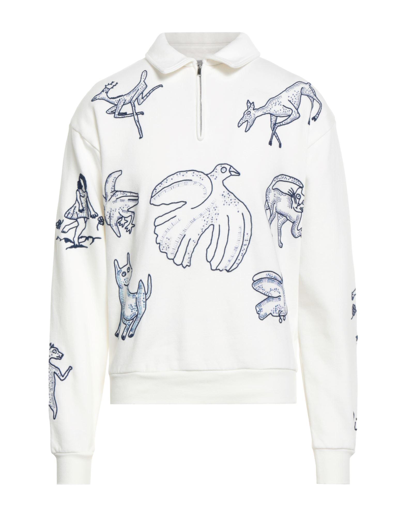 Dior And Hylton Nel Sweatshirt Cotton in White for Men | Lyst