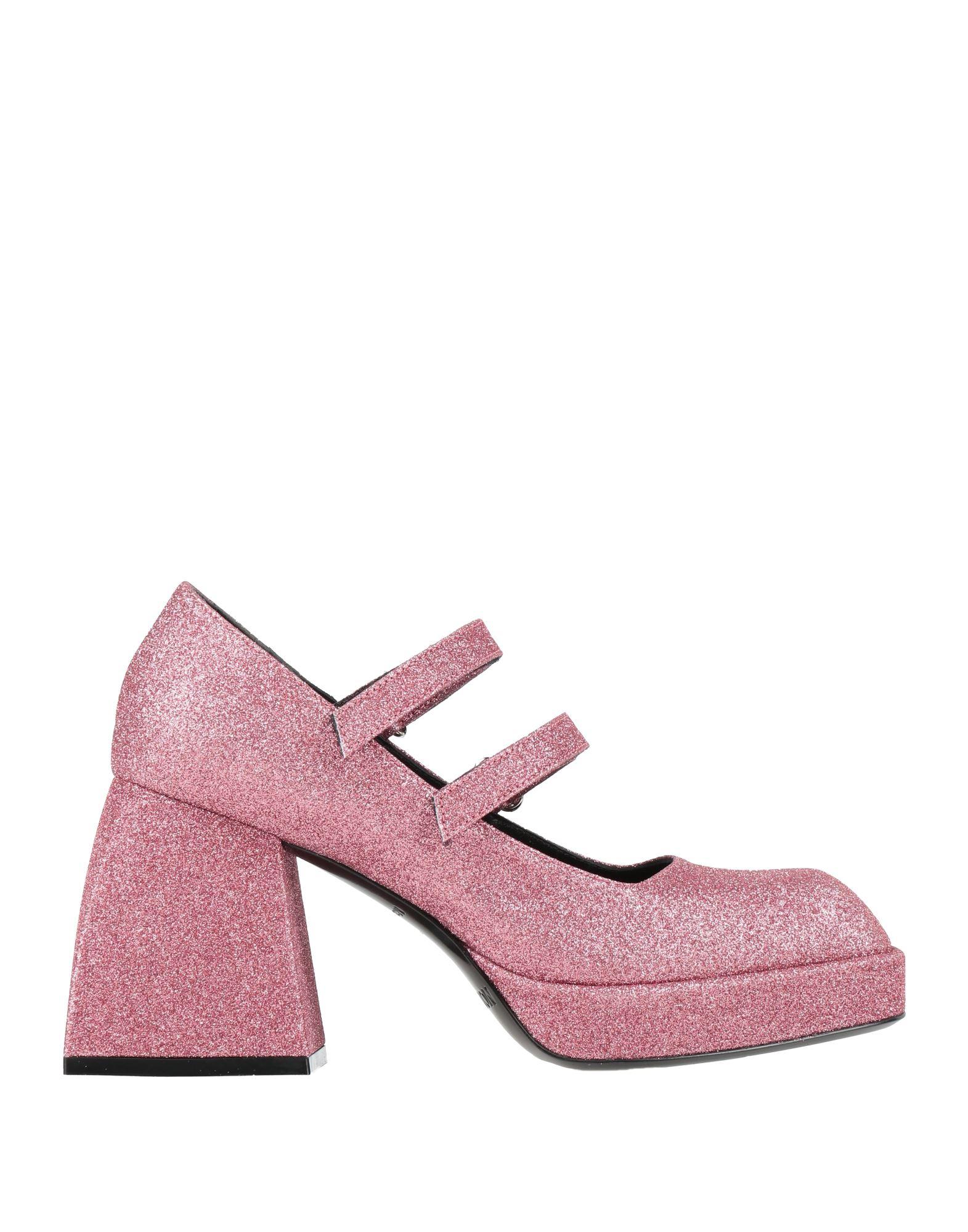 VIP【関税送料無料】希少 NODALETO PINK SATIN BULLA SANDALS Nodaleto Platform Sandals Size 38 EU