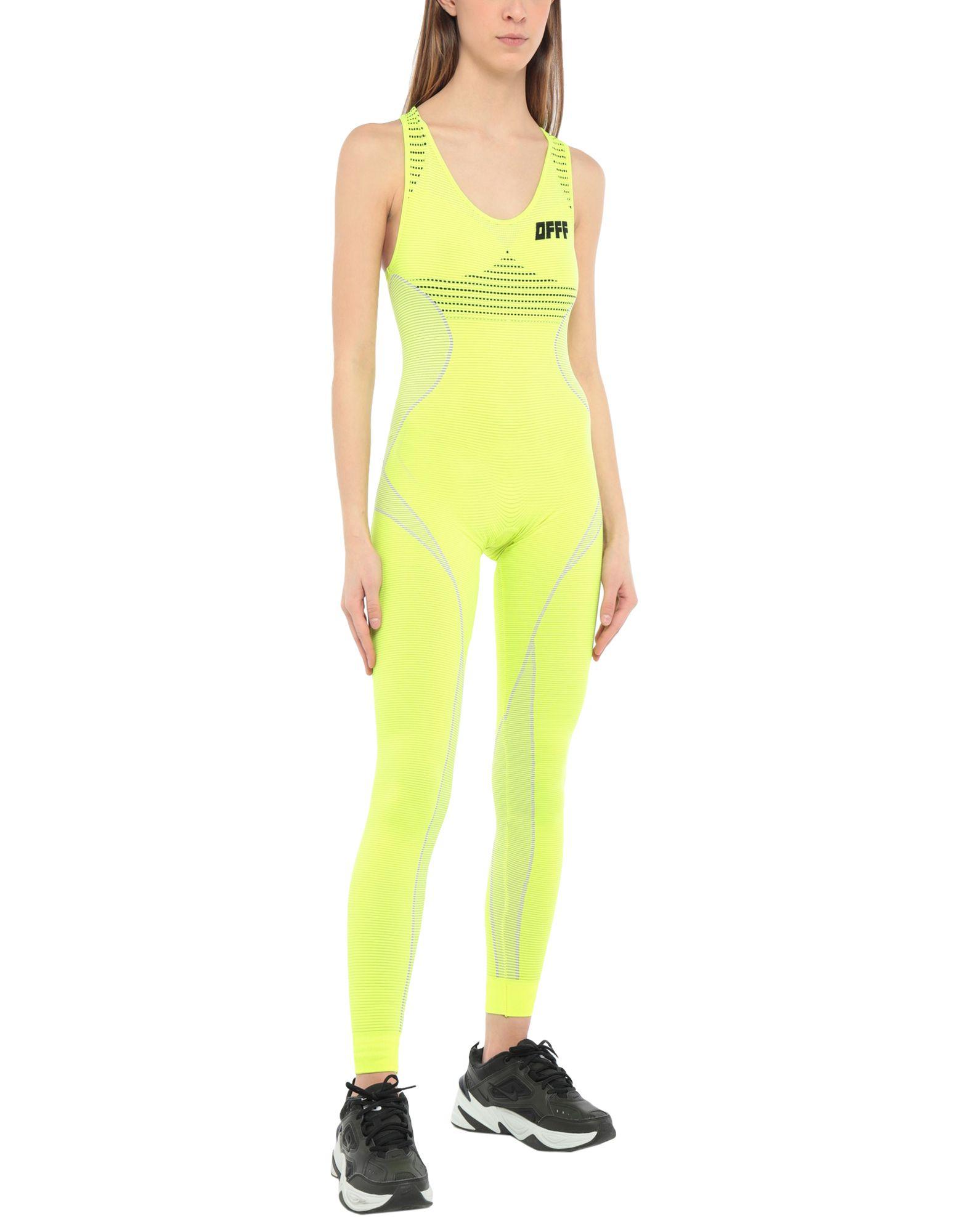 Off white neon jumpsuit Clearance