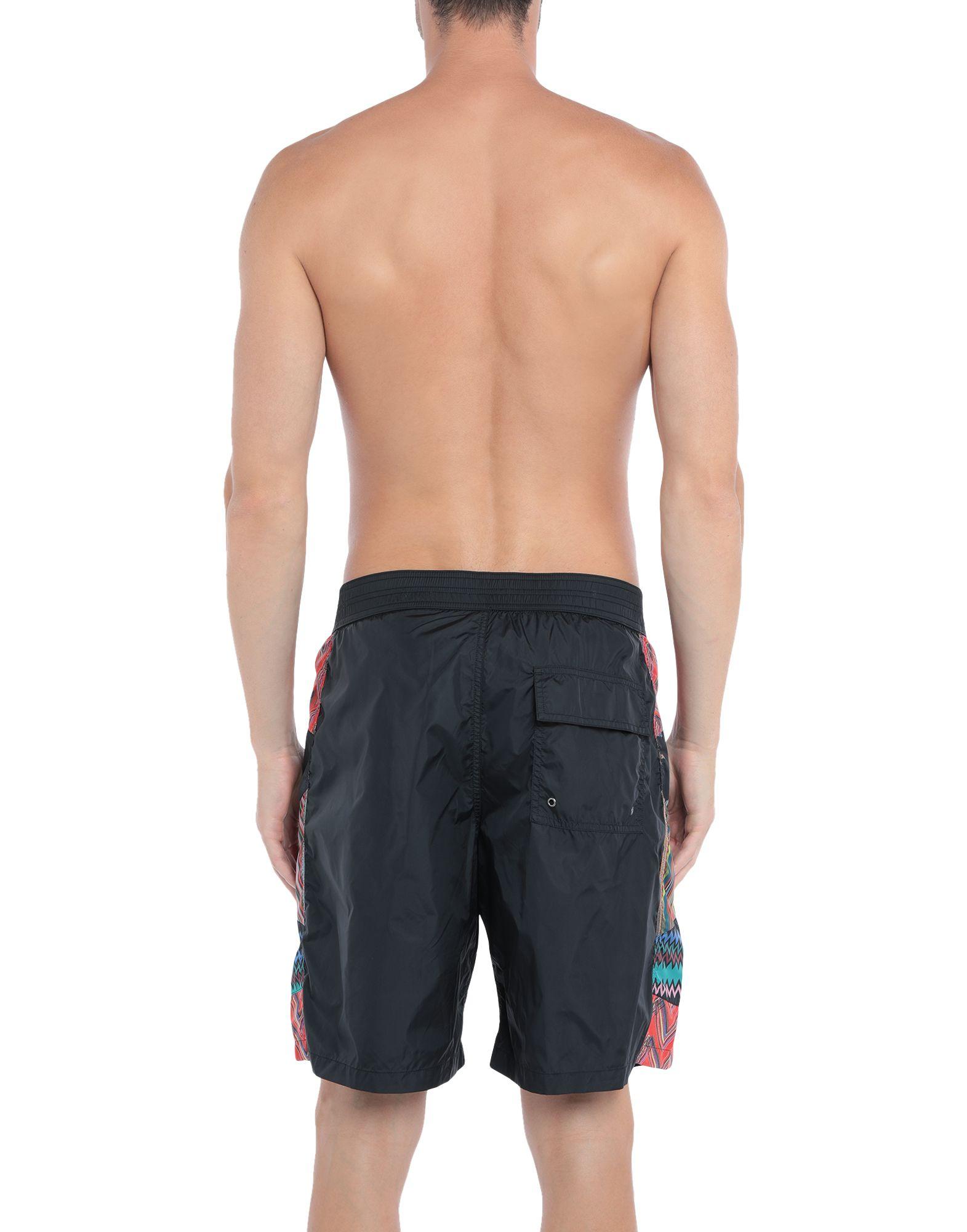 Missoni Synthetic Swim Trunks in Black for Men Lyst