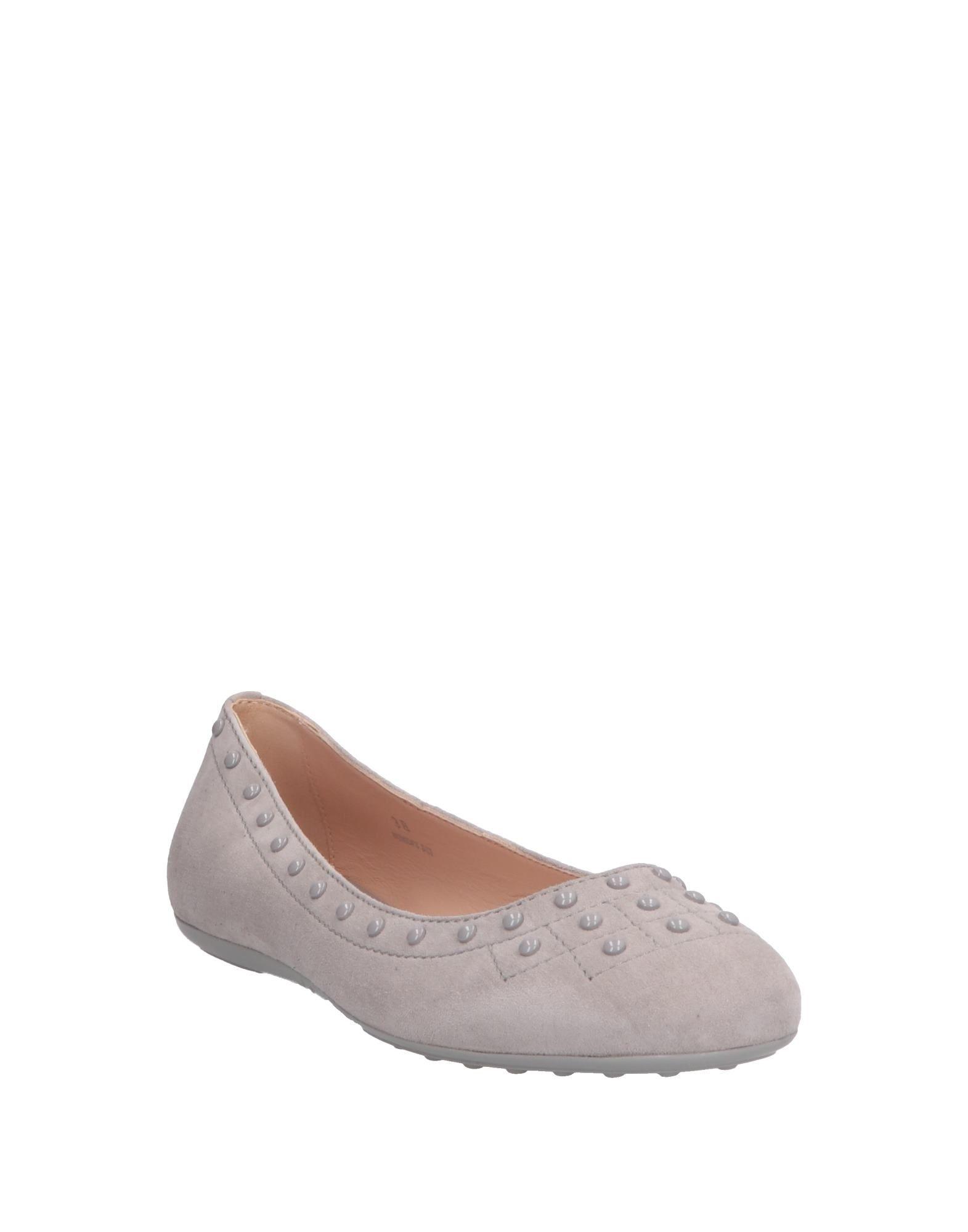 light gray ballet flats