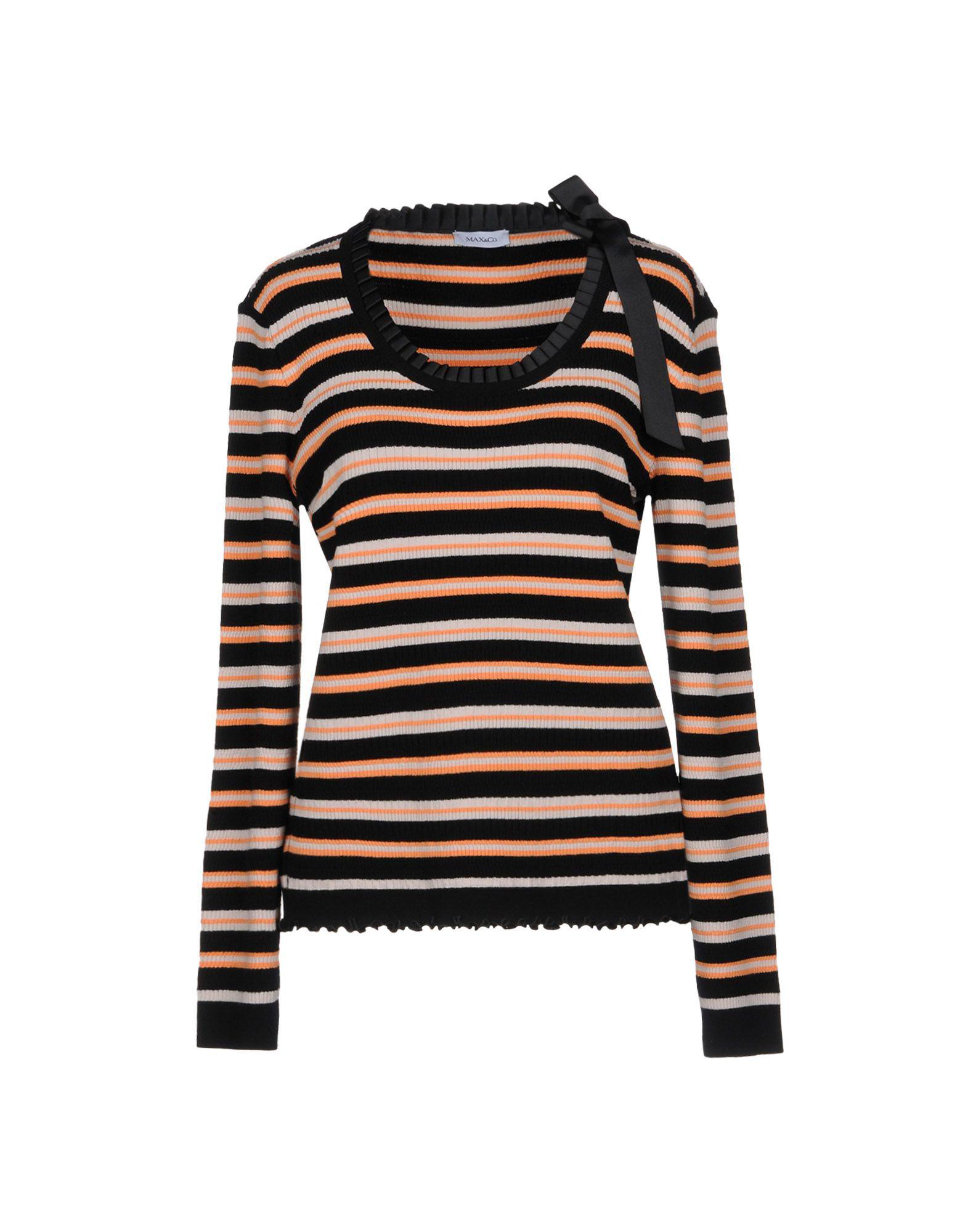MAX&Co. Synthetic Sweater in Black - Lyst