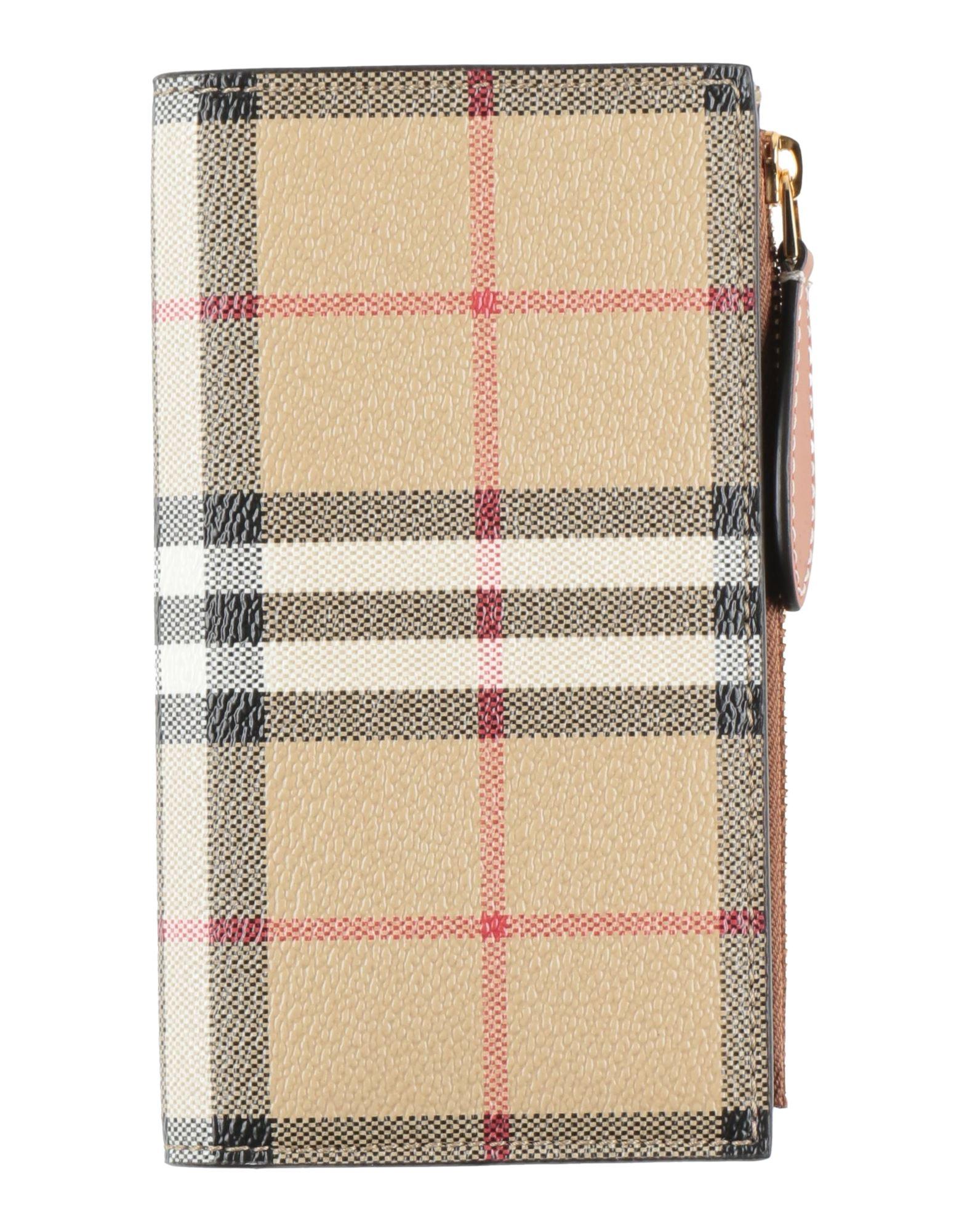 Burberry haymarket zip around wallet online