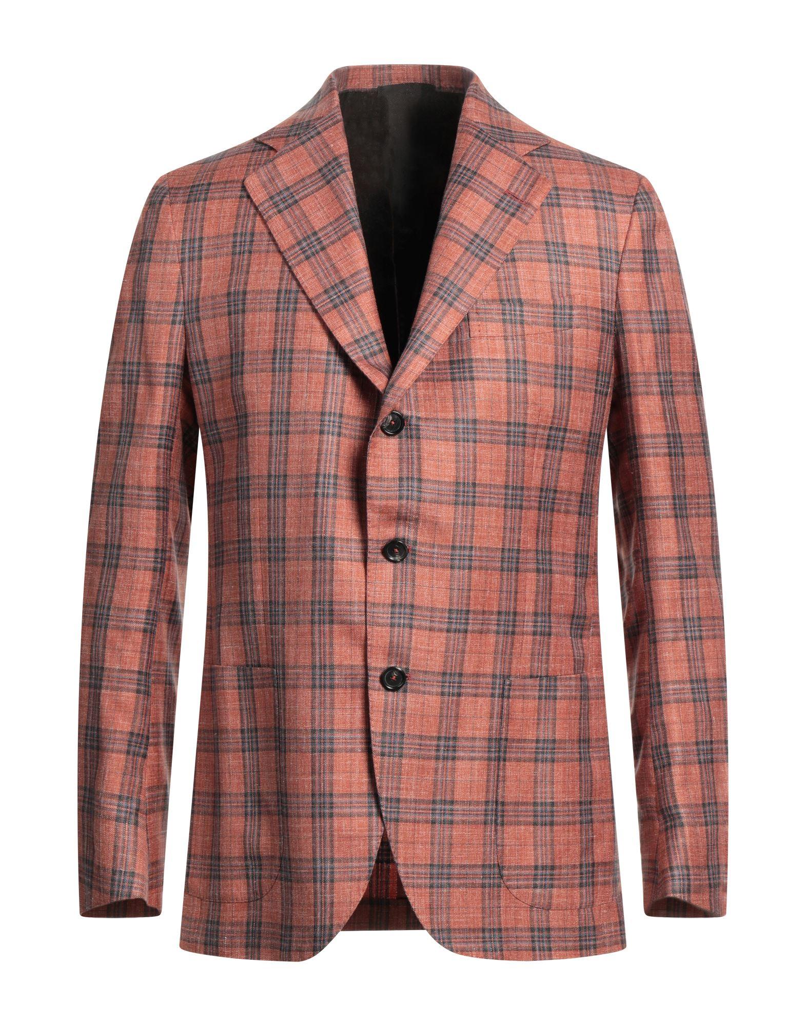 De Petrillo Suit Jacket in Red for Men Lyst