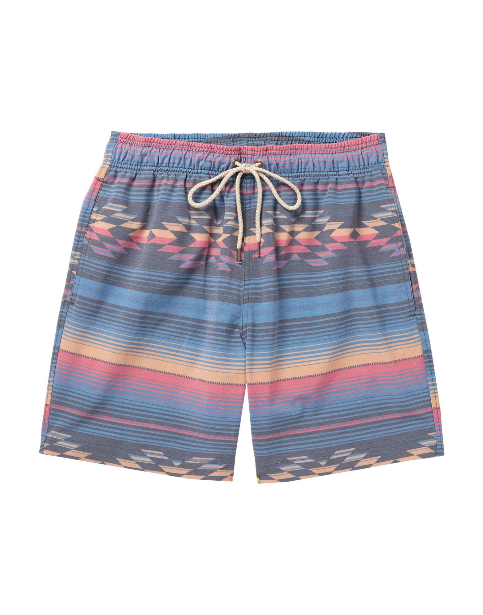 Faherty Brand Synthetic Swim Trunks in Lead (Blue) for Men Lyst