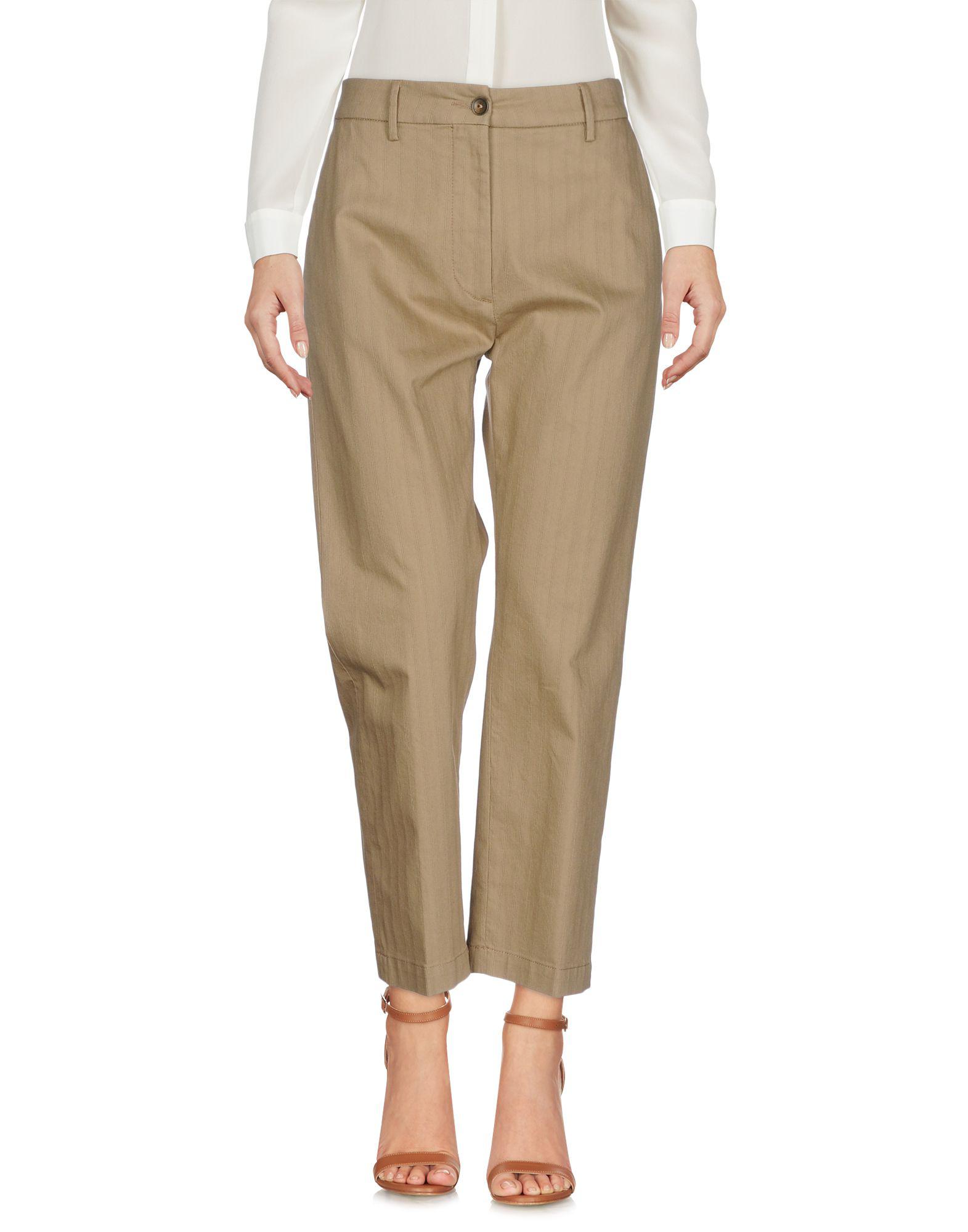 Pence Cotton Casual Trouser in Khaki (Natural) - Lyst