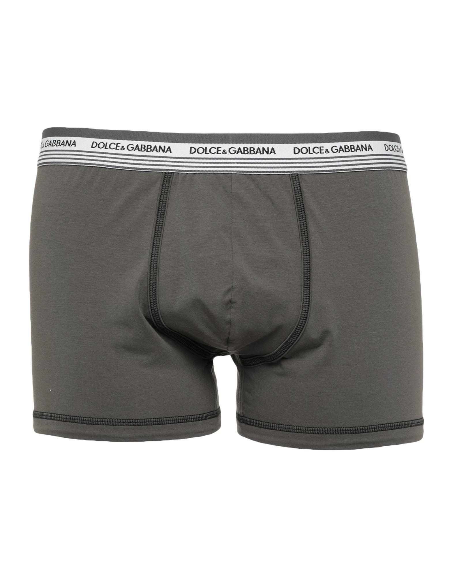 Dolce & Gabbana Cotton Boxer in Lead (Gray) for Men - Lyst