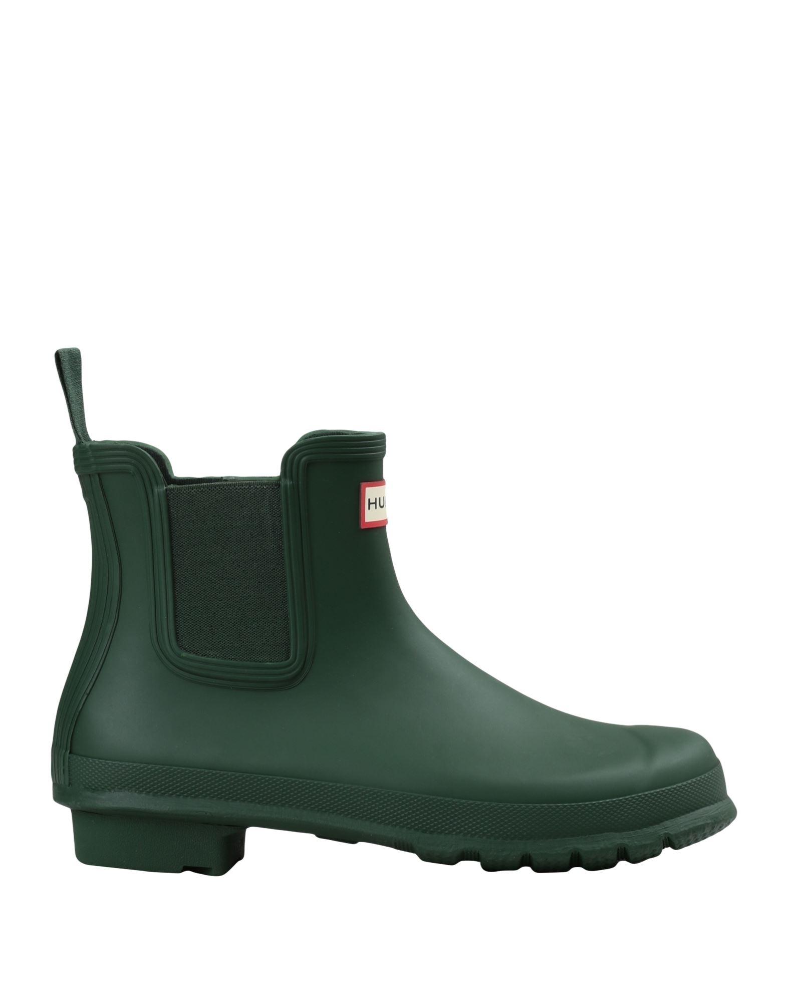 HUNTER Ankle Boots in Green | Lyst