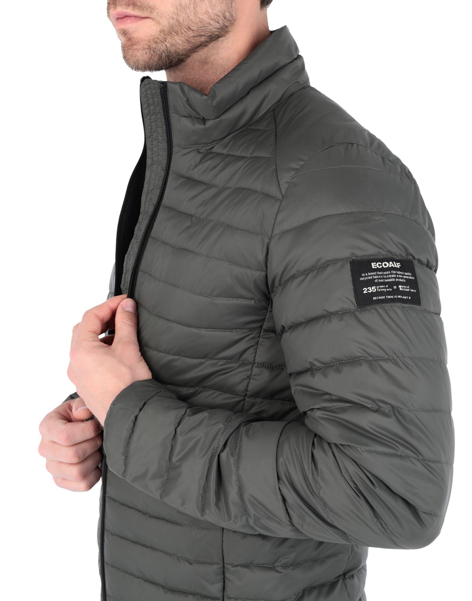 Ecoalf Goose Down Jacket in Dark Green (Green) for Men Lyst