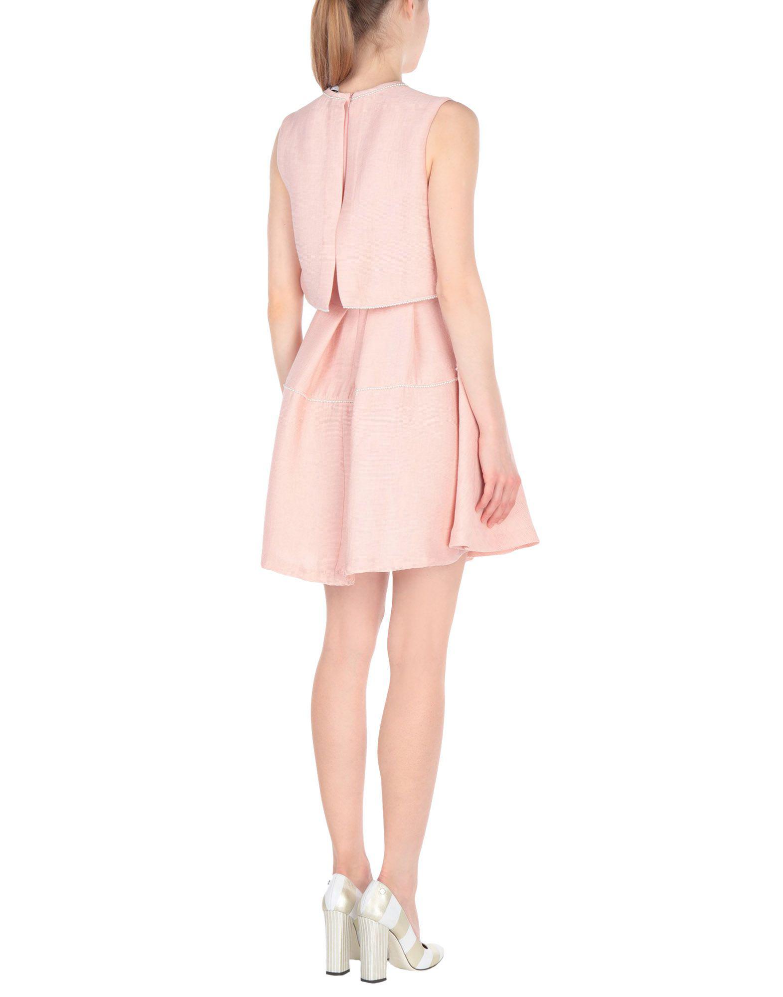 Buy >sandro robe rose - OFF 79% Big sale