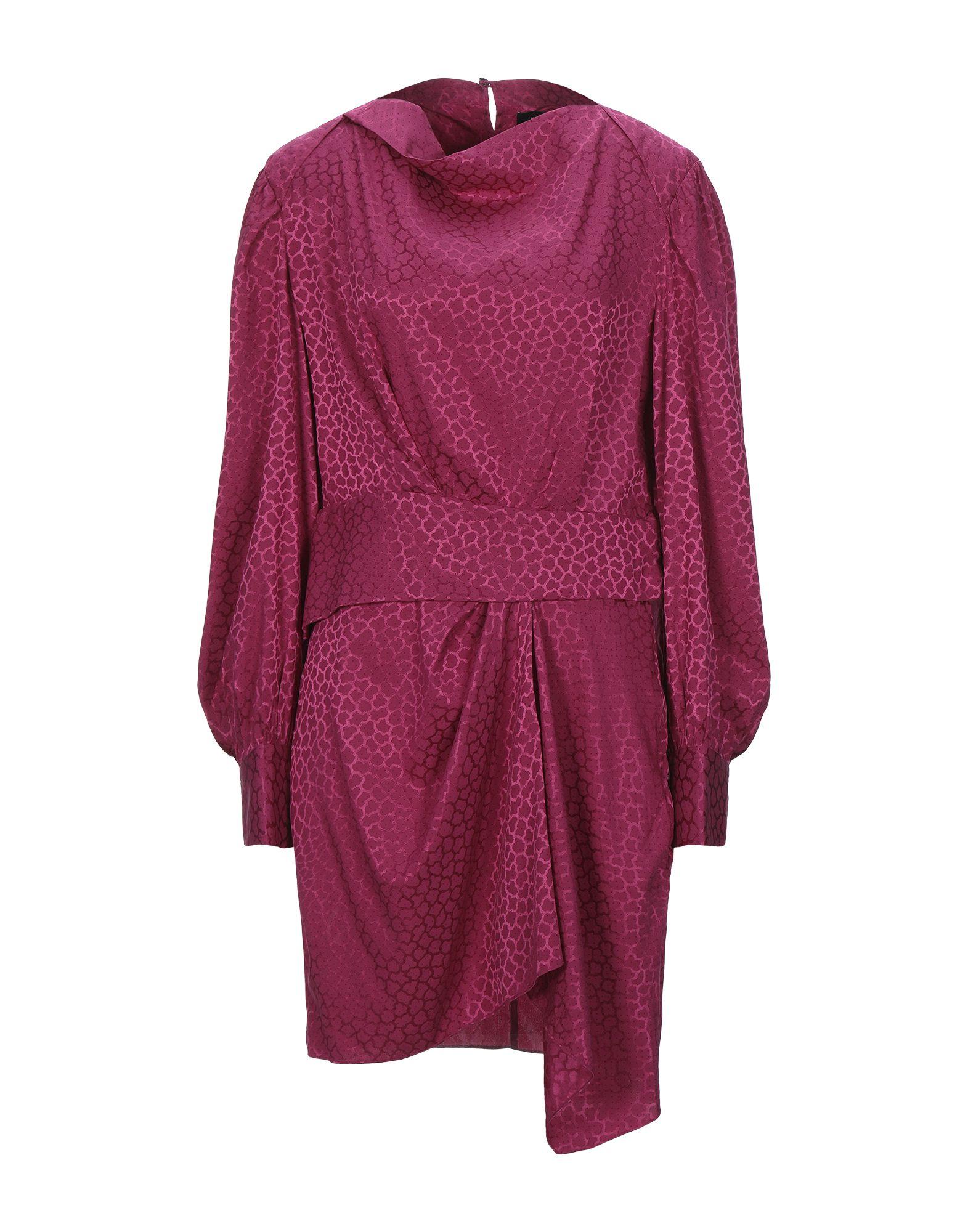 Isabel Marant Satin Short Dress in Light Purple (Purple) - Lyst