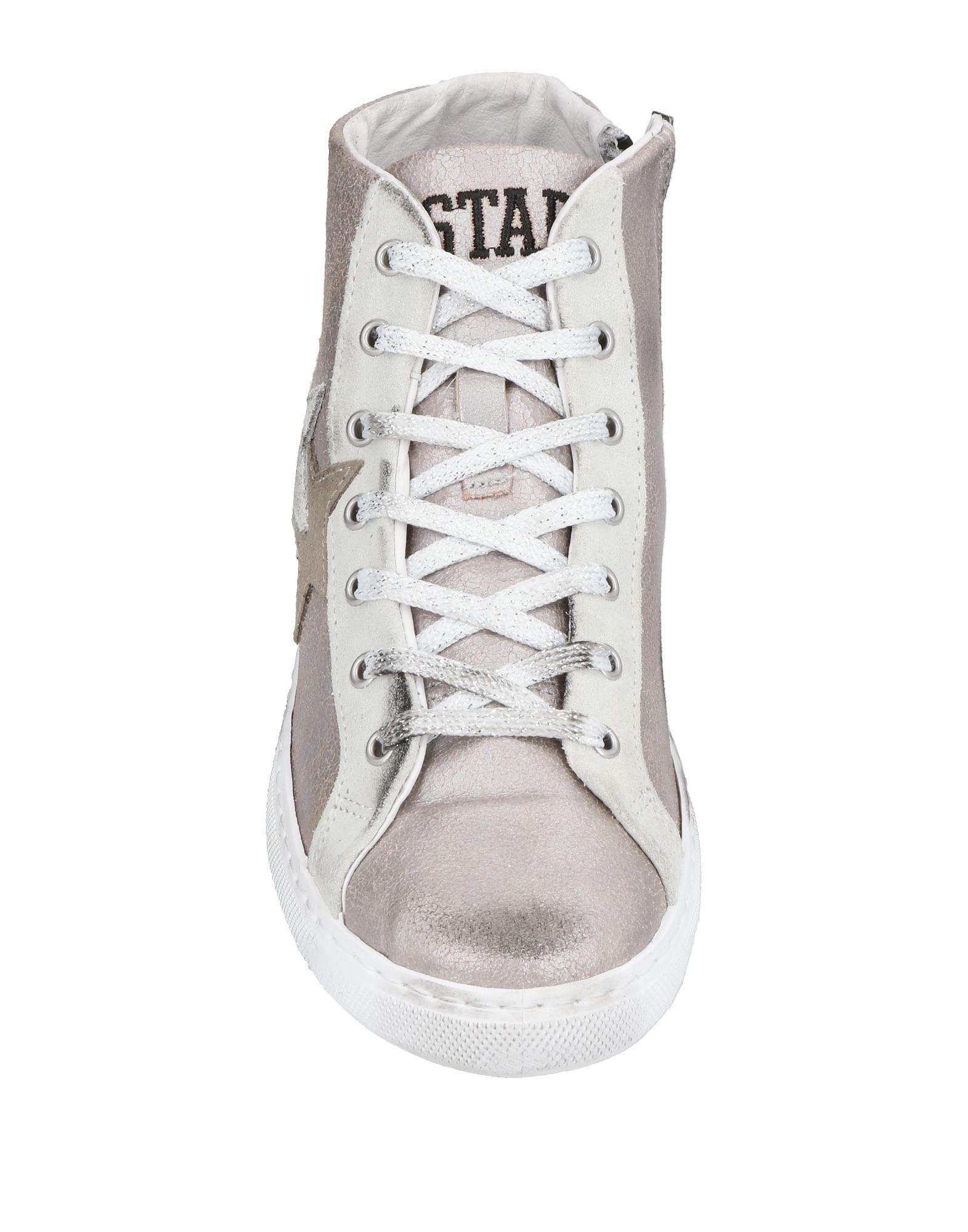 2Star Leather Hightops & Sneakers in Light Grey (Gray) Lyst