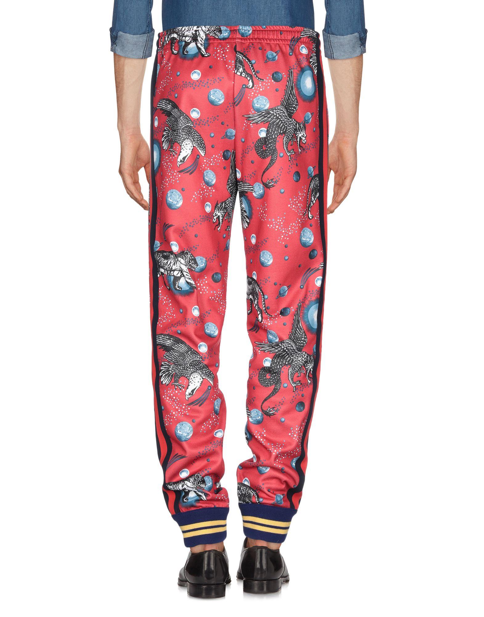 red casual pants