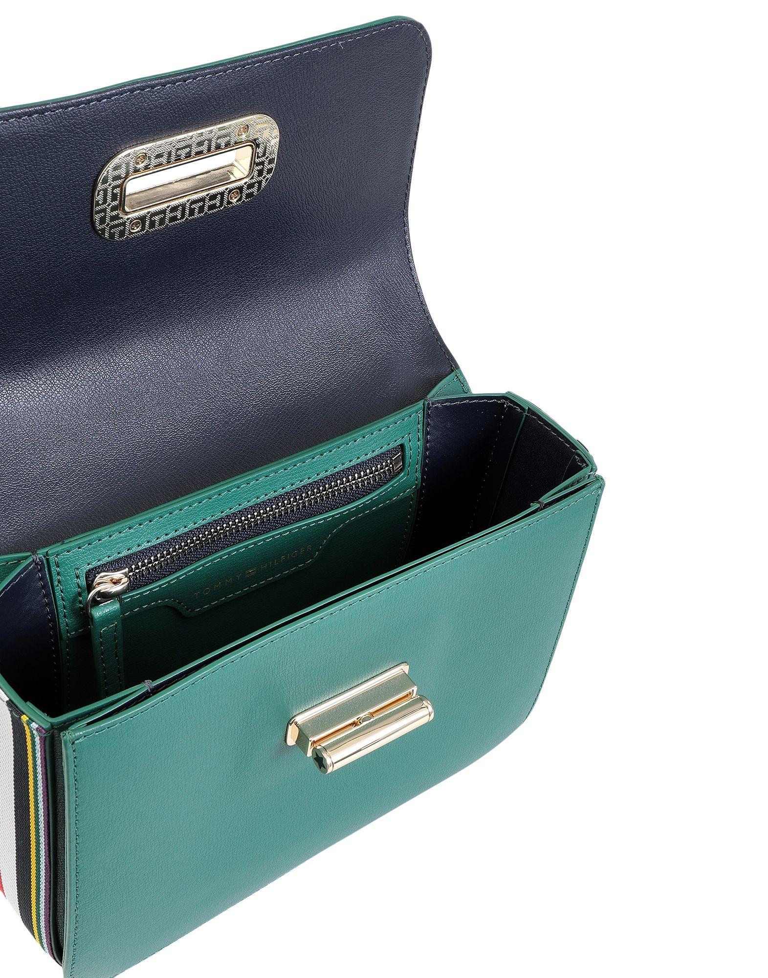 Tommy Hilfiger Leather Crossbody Bag in Green Lyst