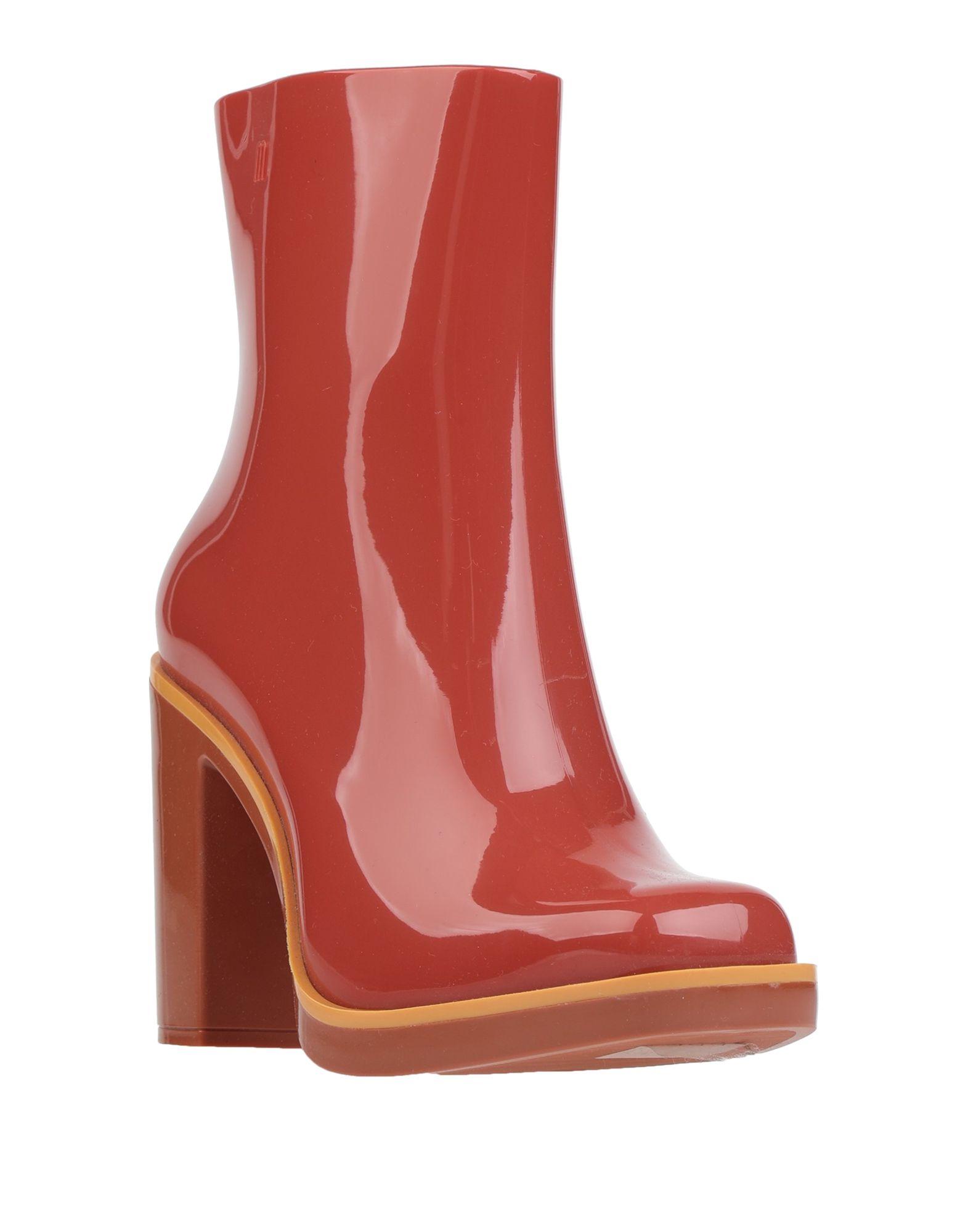 Melissa Rubber Ankle Boots in Rust (Red) - Lyst