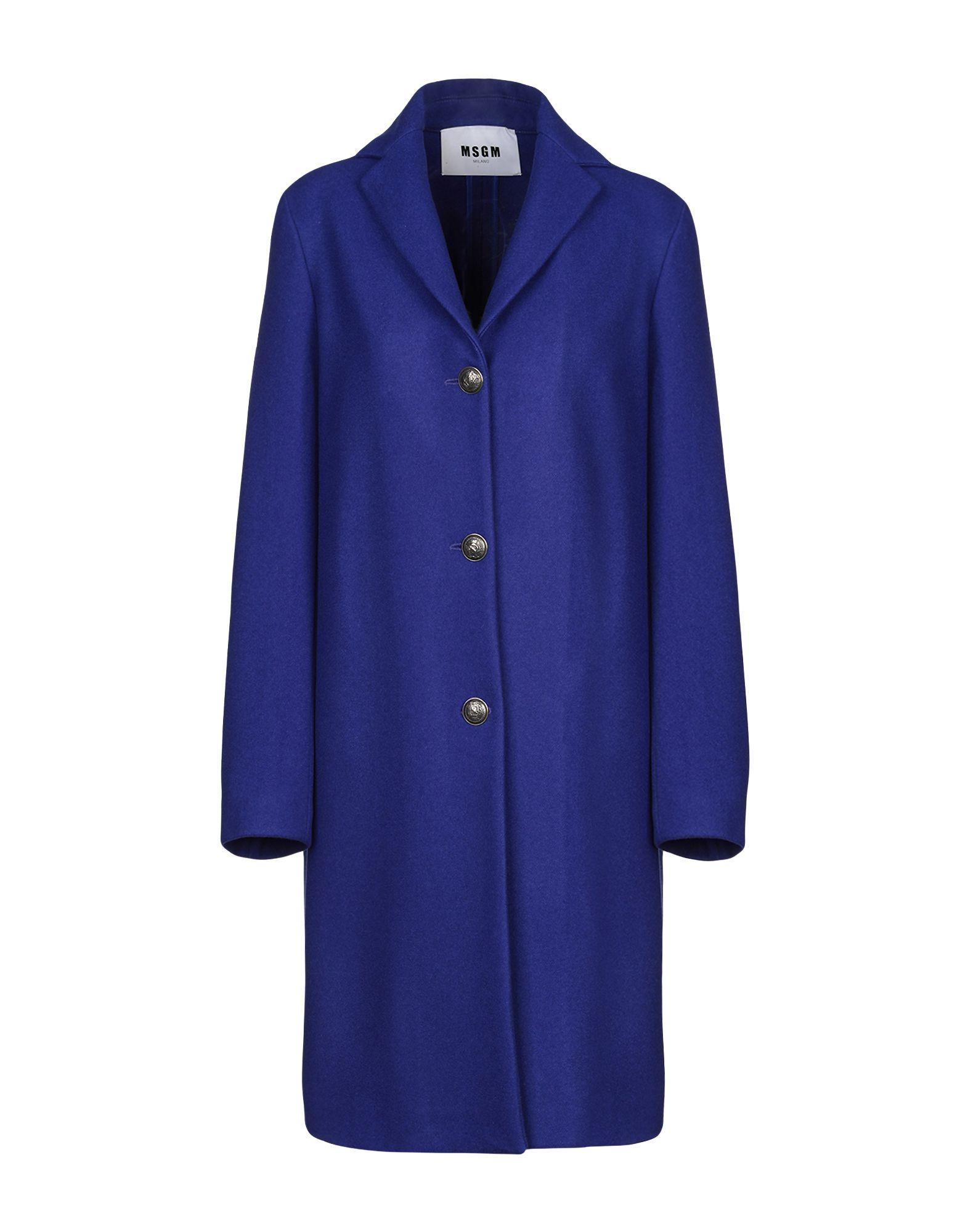 msgm-wool-coat-in-blue-lyst